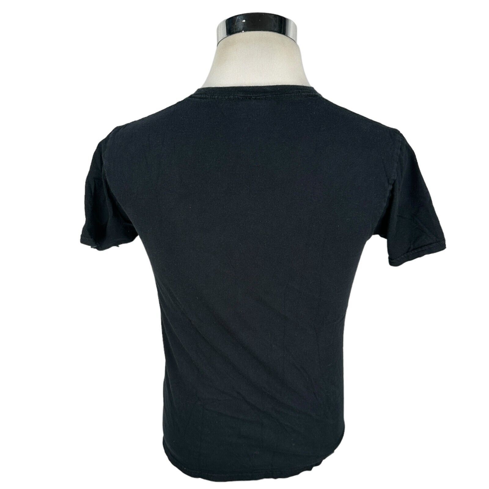 Fruit Of The Loom Goth Punk Emo Cannibal Mask T-Shirt Men's Small Black Cotton Size US S / EU 44-46 / 1 - 4 Thumbnail
