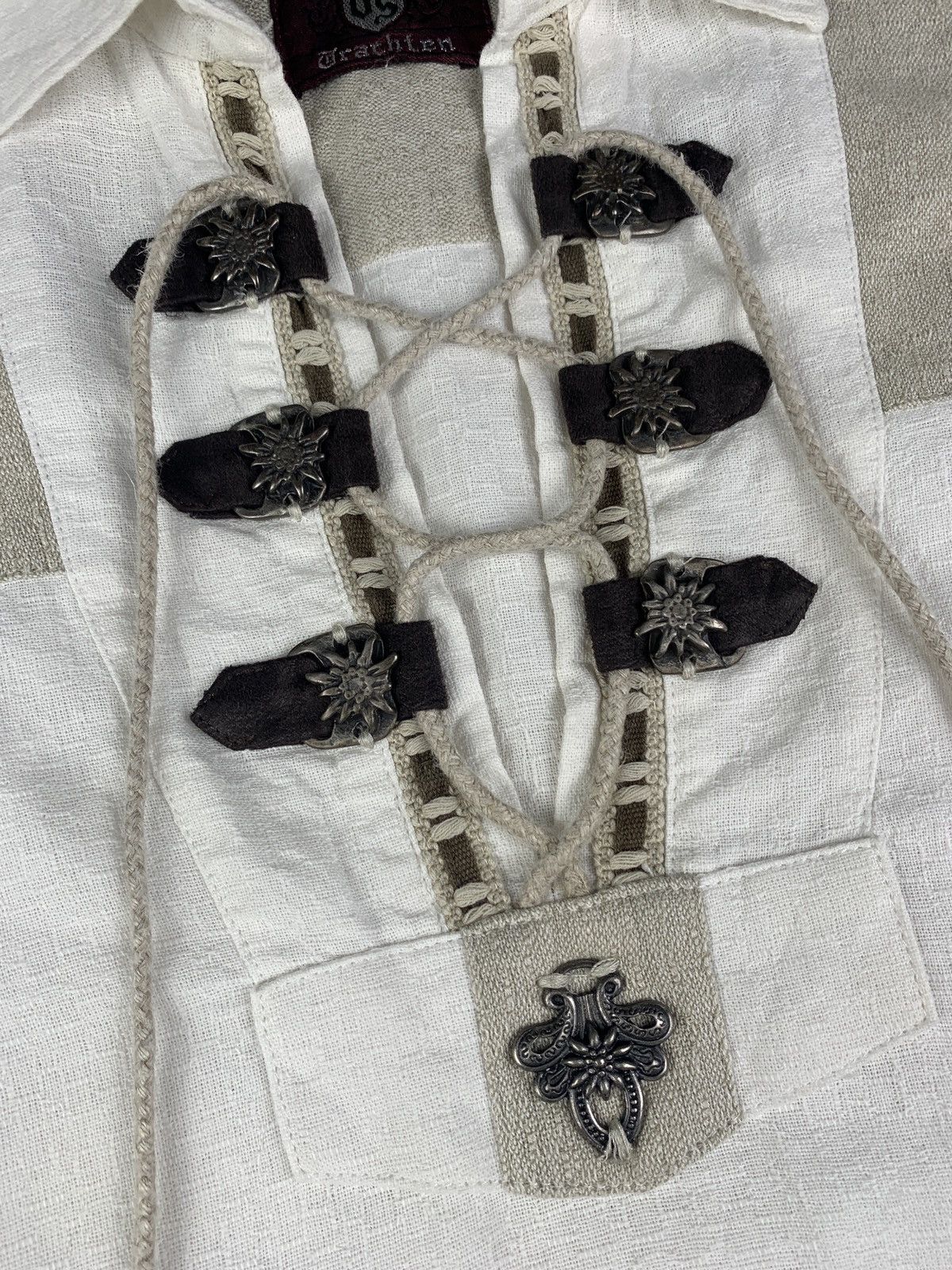 Other Tratchen European Made Tyrolean Pullover Lace up Shirt Size US M / EU 48-50 / 2 - 3 Thumbnail