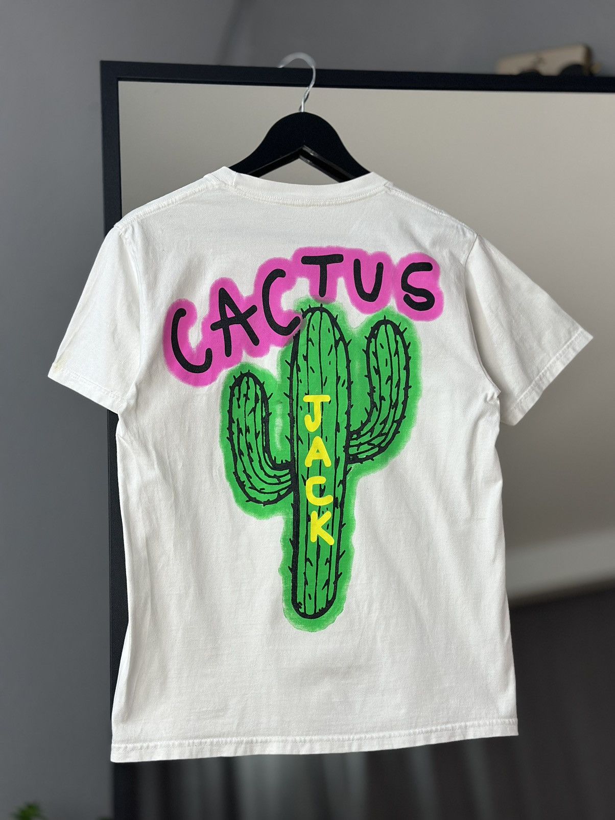 Vintage Vintage Jack Cactus Travis Scott White T-shirt Size US S / EU 44-46 / 1 - 1 Thumbnail