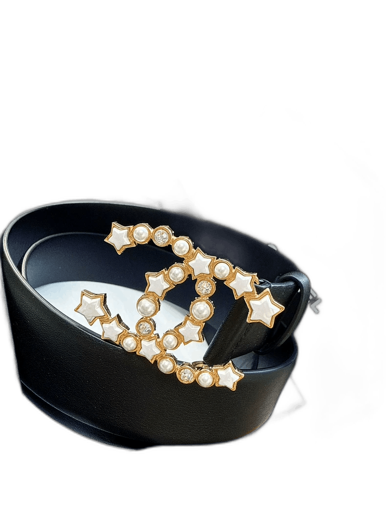 Chanel Chanel White Star Pearl CC Belt Size ONE SIZE - 1 Thumbnail