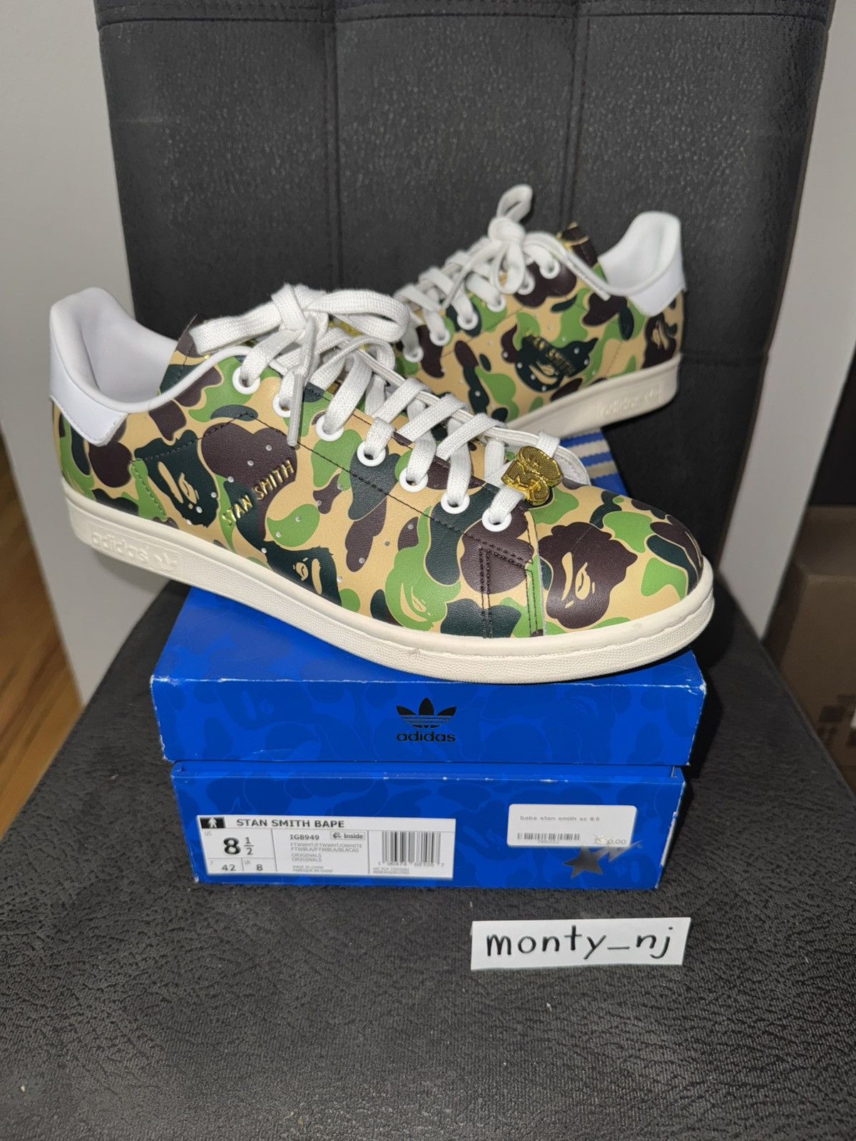 BATHING APE × Adidas Originals STAN SMITH BAPE ABC CAMO