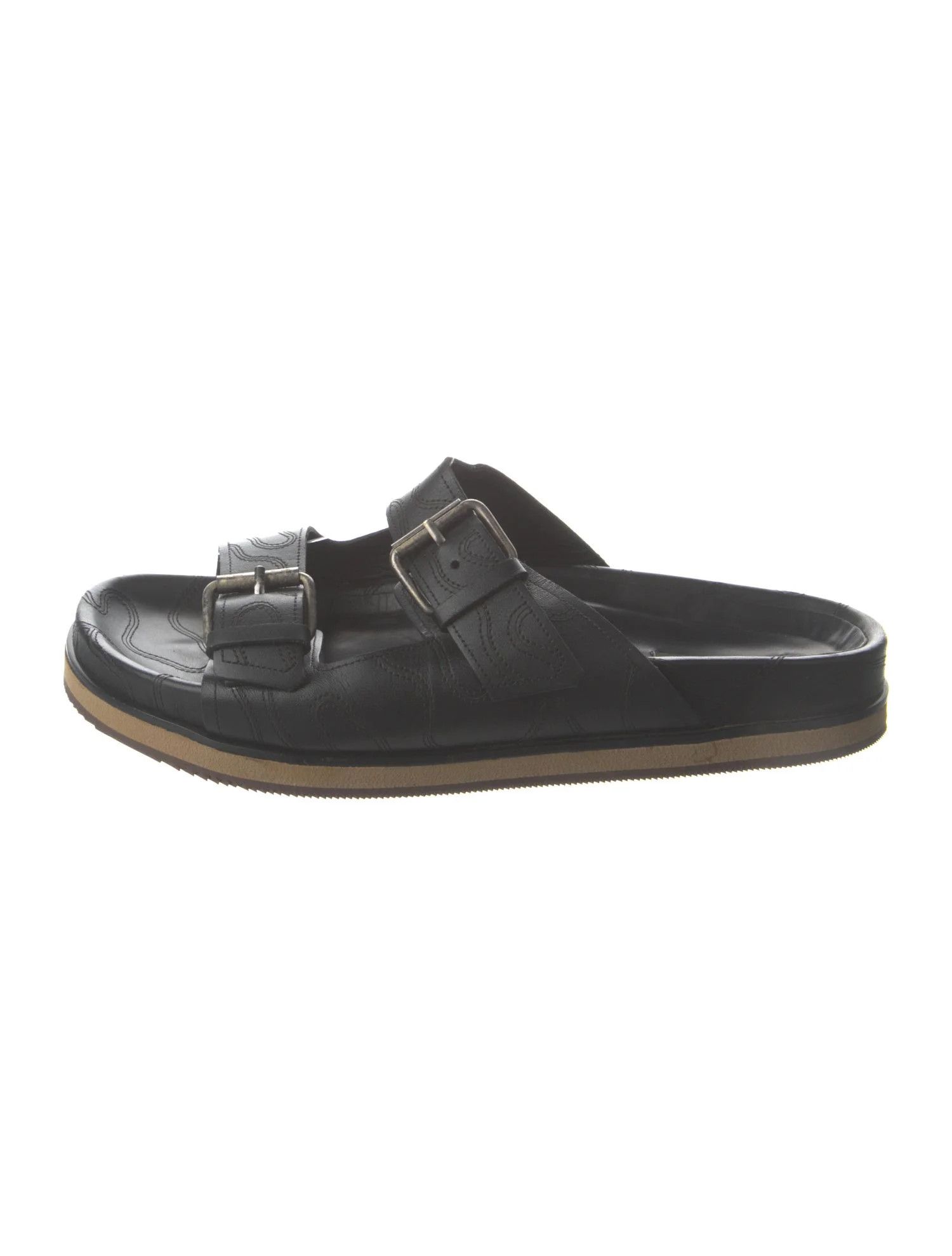 Valentino Mens Leather Slides Size US 10 / EU 43 - 1 Thumbnail