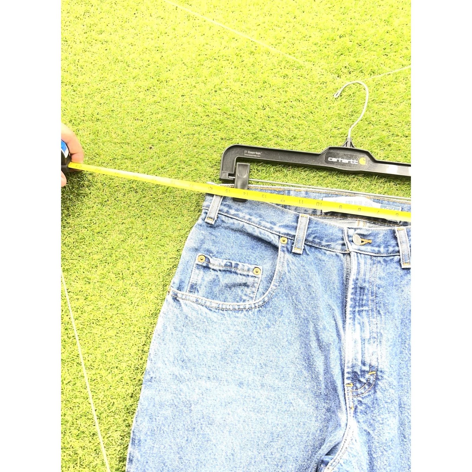 Gap Gap Jeans 90s Loose Fit Mens Regular 33x36 Blue Medium Wash Baggy 1969 90s Theme Mens Jeans Size US 33 - 3 Thumbnail