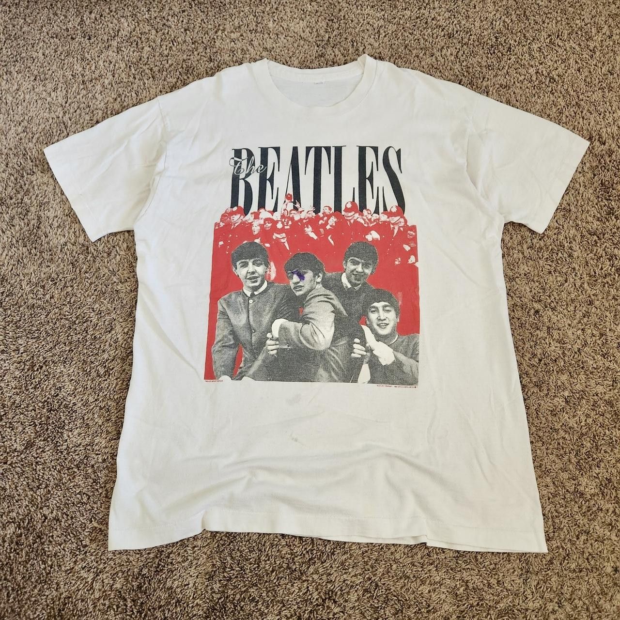 Band Tees The Beatles 90s T-Shirt Vintage Band Tee Apple Co. Size US XL / EU 56 / 4 - 1 Thumbnail