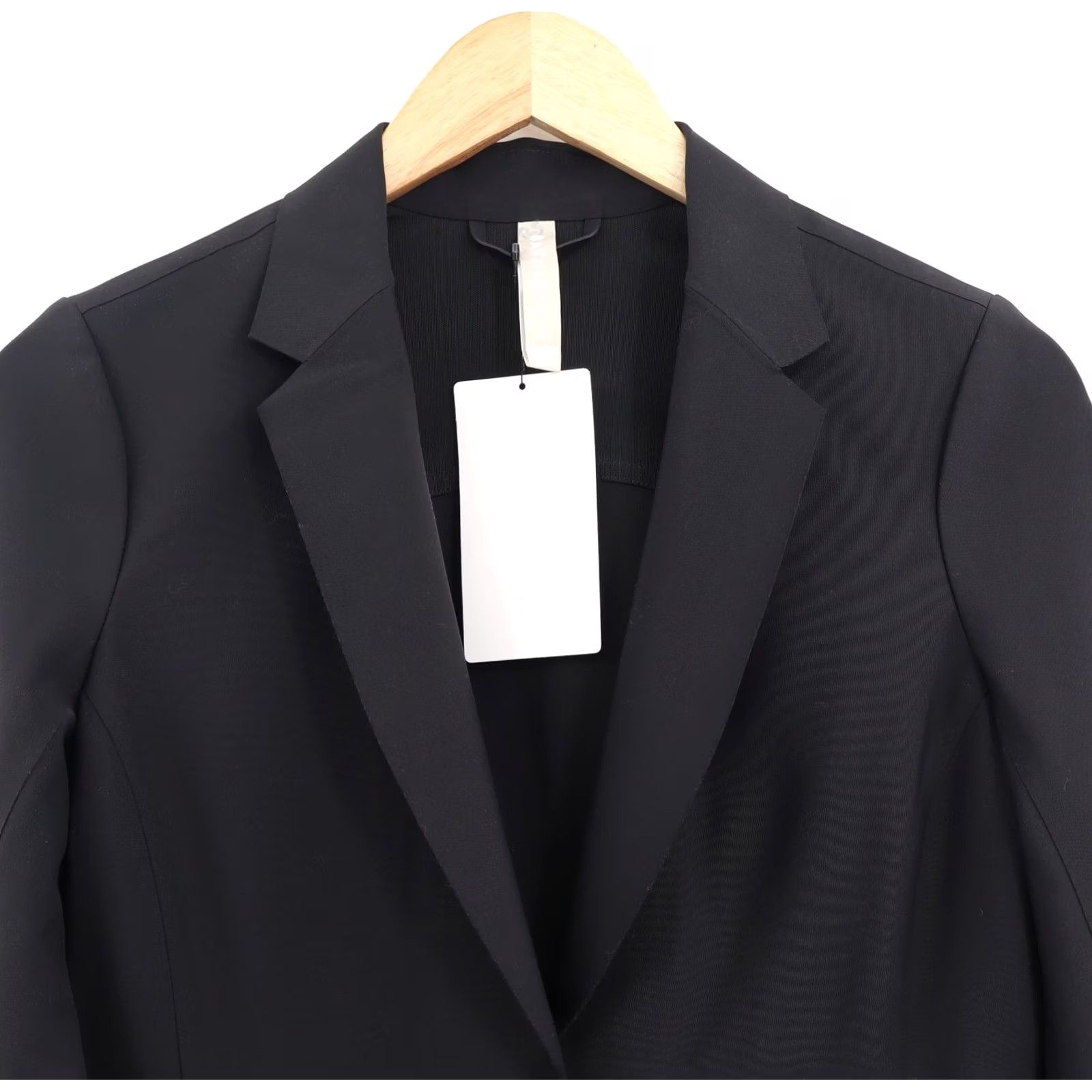 Athleta Athleta Blazer Shirt Womens 4 Black Nylon Lightweight Pockets Zip Snap Closure Long Sleeve Classic 90s Style Size S / US 4 / IT 40 - 4 Thumbnail