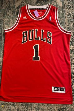 RARE NBA Chicago Bulls DERRICK ROSE Jersey Style Shirt XL New With Tags NWT