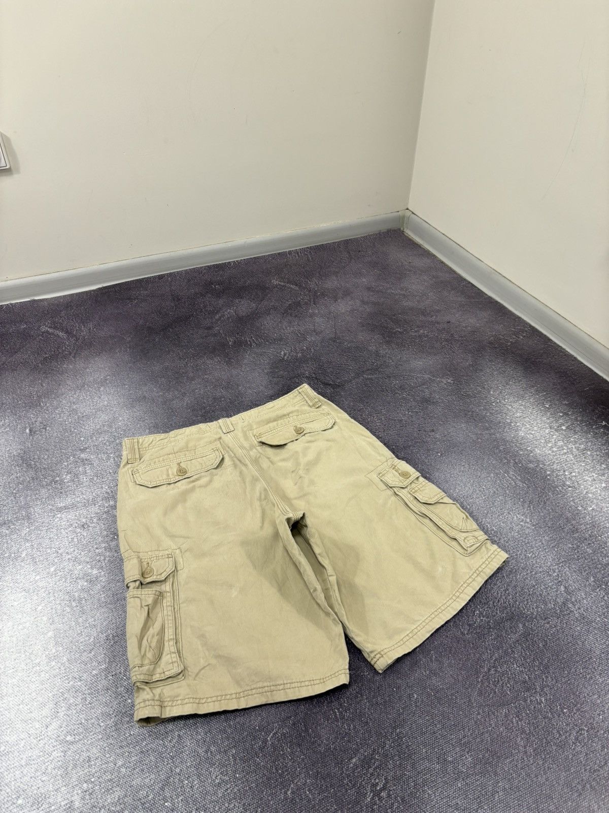 Lee Vintage Lee Y2K American Hype Utility Baggy Cargo Shorts Size US 32 / EU 48 - 11 Thumbnail