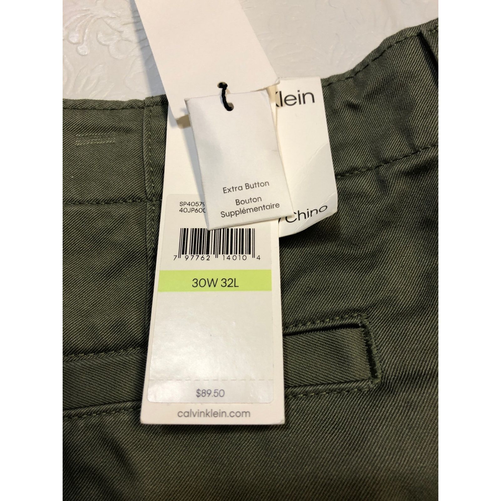 Calvin Klein Mens Calvin klein pants Size US 30 / EU 46 - 7 Thumbnail