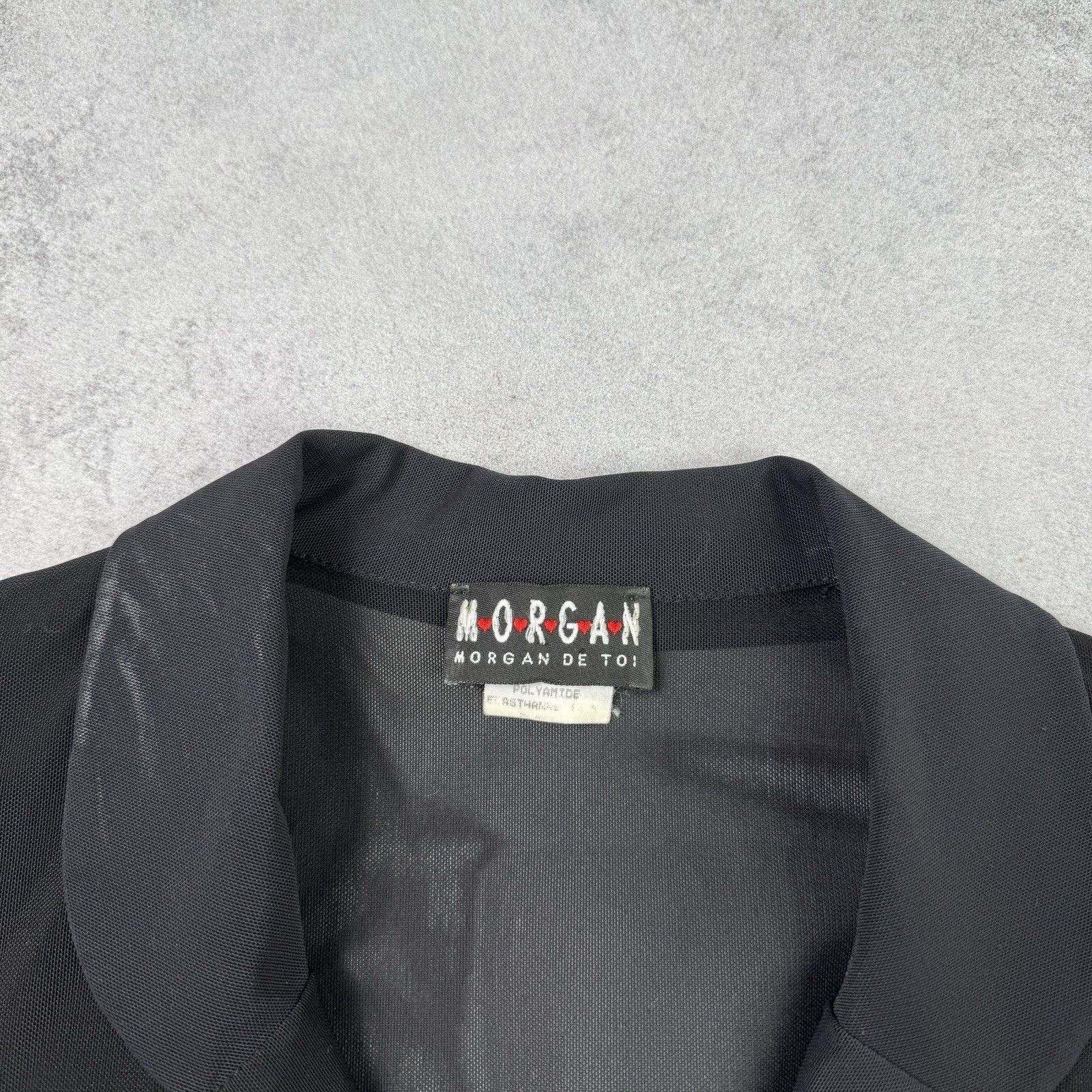Morgan De Toi Morgan De Toi Women Light Jacket Blazer Black Avant Gard Size S / US 4 / IT 40 - 12 Thumbnail