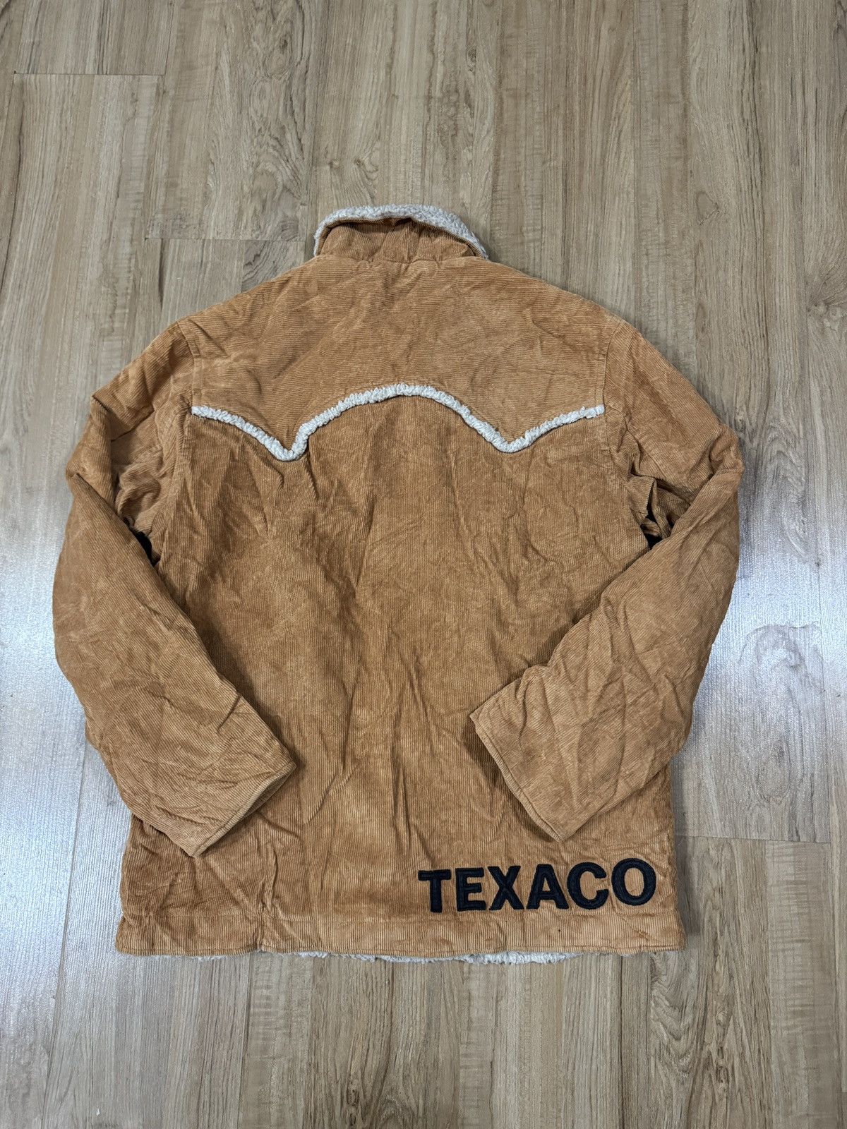 Vintage Vintage TEXACO OIL Corduroy Jacket Size US L / EU 52-54 / 3 - 5 Thumbnail