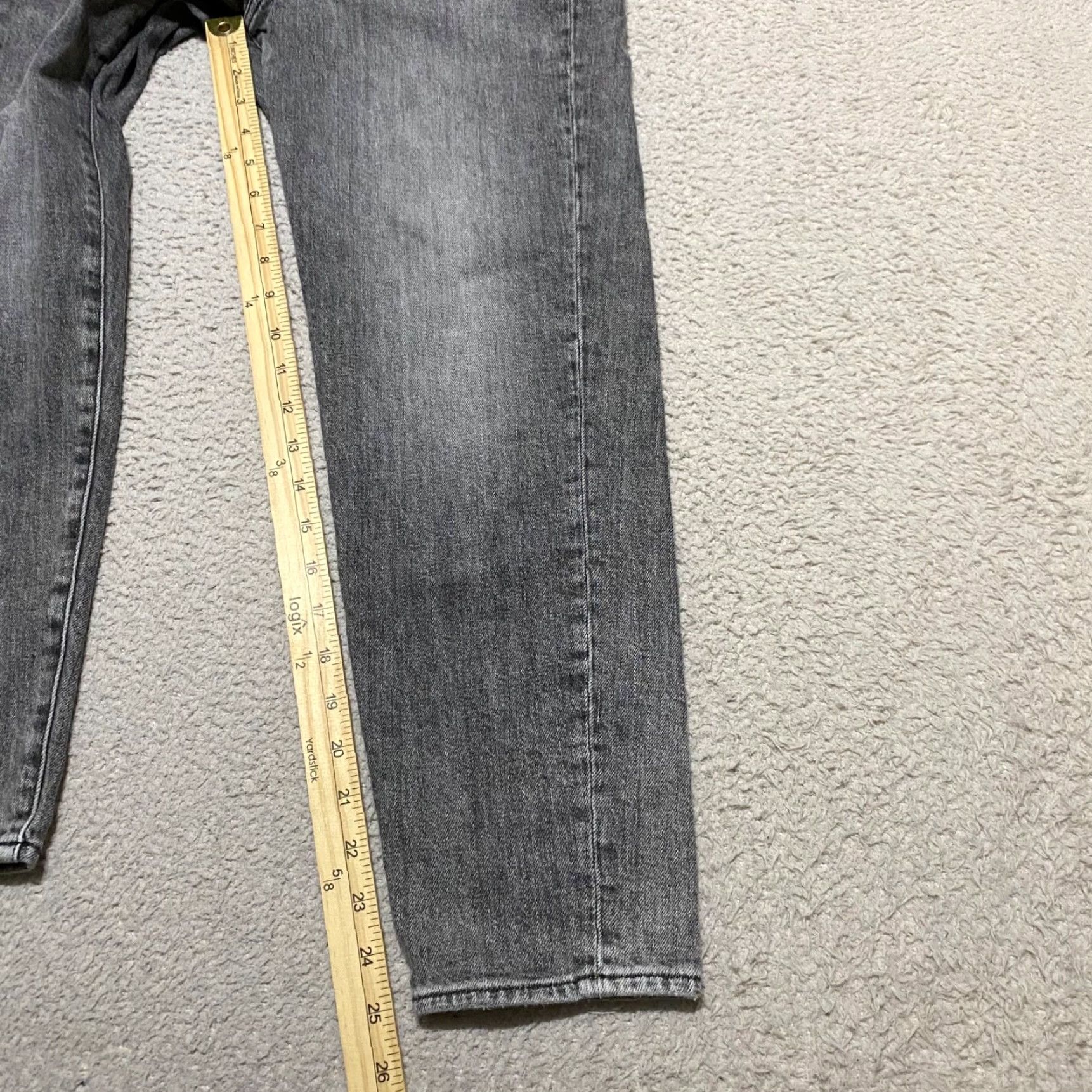 G-Star G-Star Jeans Womens 25 Gray Denim Janeh Ultra High Mom Ankle Rise - 1461 Size 42" / US 20 - 3 Thumbnail