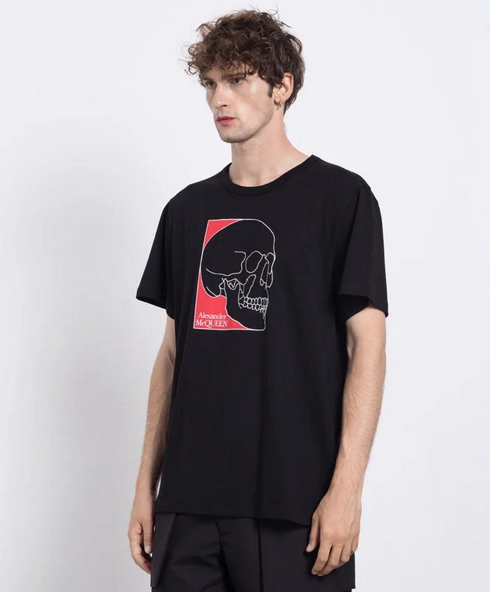 Alexander McQueen ALEXANDER MCQUEEN black regular fit Skull t-shirt Medium q Size US M / EU 48-50 / 2 - 2 Thumbnail