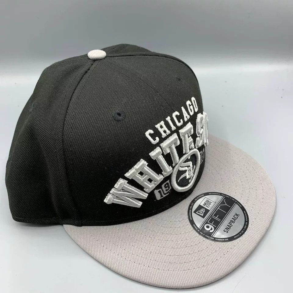 New Era Chicago White Sox Hat Men 9Fifty New Era Snap Back Cap New Size ONE SIZE - 7 Thumbnail