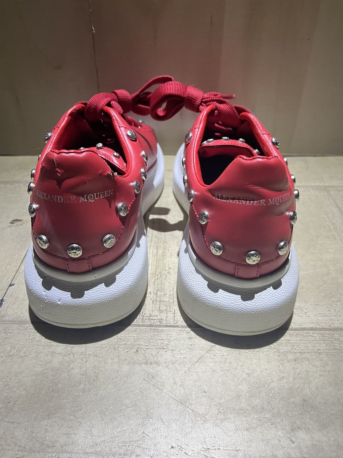 Alexander McQueen Red Studded Alexander McQueen Size 40 Size US 8 / EU 41 - 4 Thumbnail
