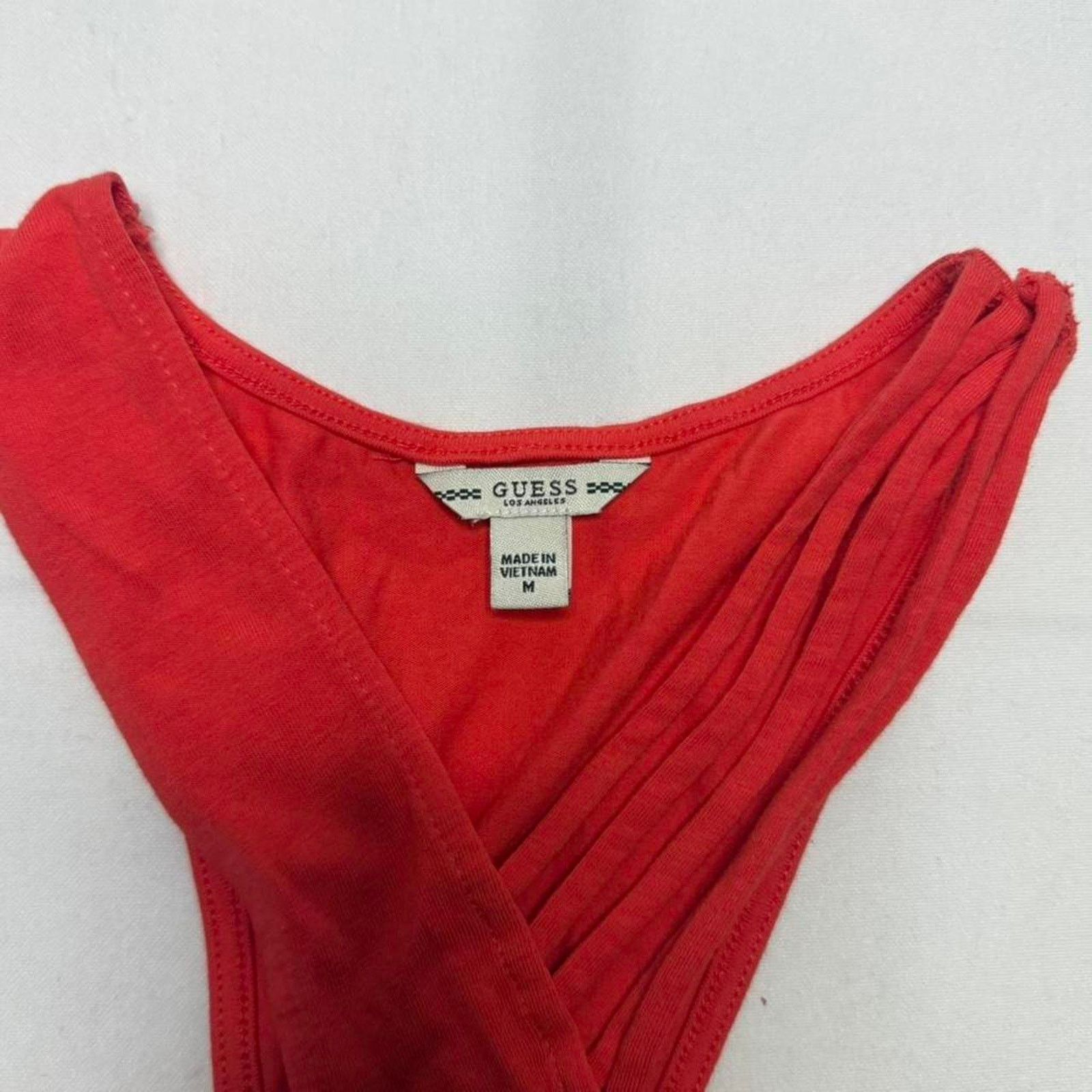 Guess Y2K Guess Vintage 2000s Halter Fitted Going Out Top Size M Size M / US 6-8 / IT 42-44 - 3 Thumbnail