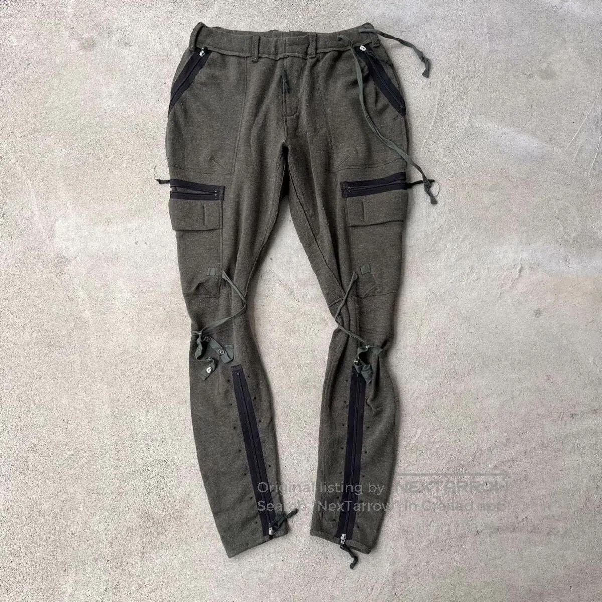 Takahiromiyashita The Soloist. The Soloist 11AW Wool Strap Cargo Pants. Size US 30 / EU 46 - 2 Thumbnail