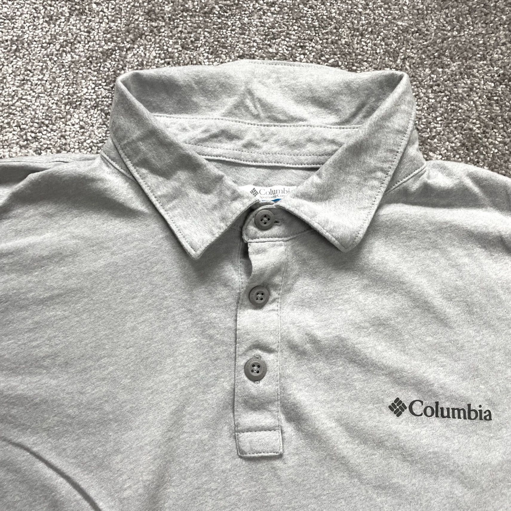 Vintage Columbia Polo Shirt Mens Large Gray Short Sleeve Collared Omni Wick Outdoor Golf Shirt Size US L / EU 52-54 / 3 - 3 Thumbnail