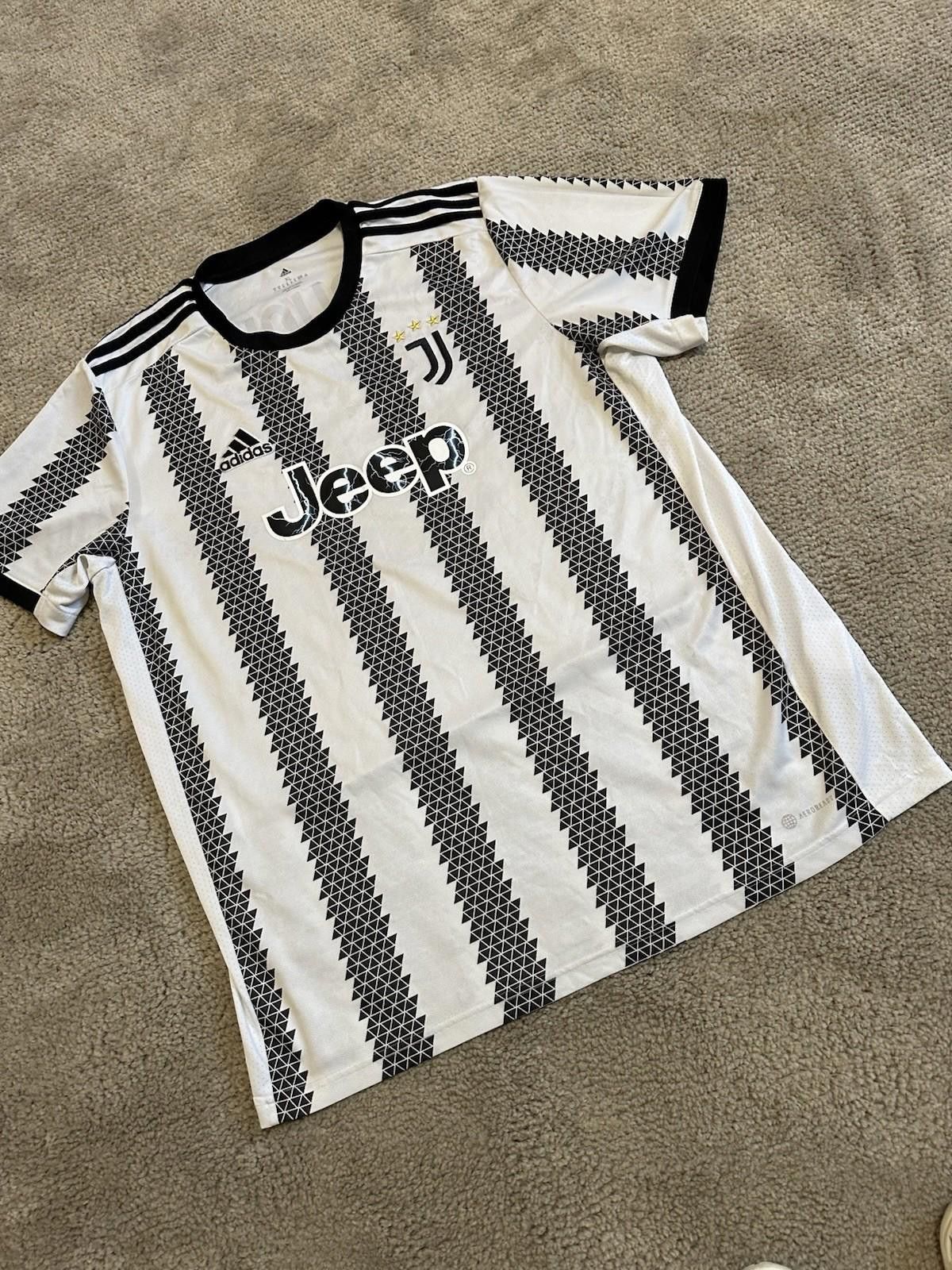 Adidas VLAHOVIC #9 JUVENTUS 2022/23 FOOTBALL SHIRT SOCCER JERSEY Size US XL / EU 56 / 4 - 2 Thumbnail