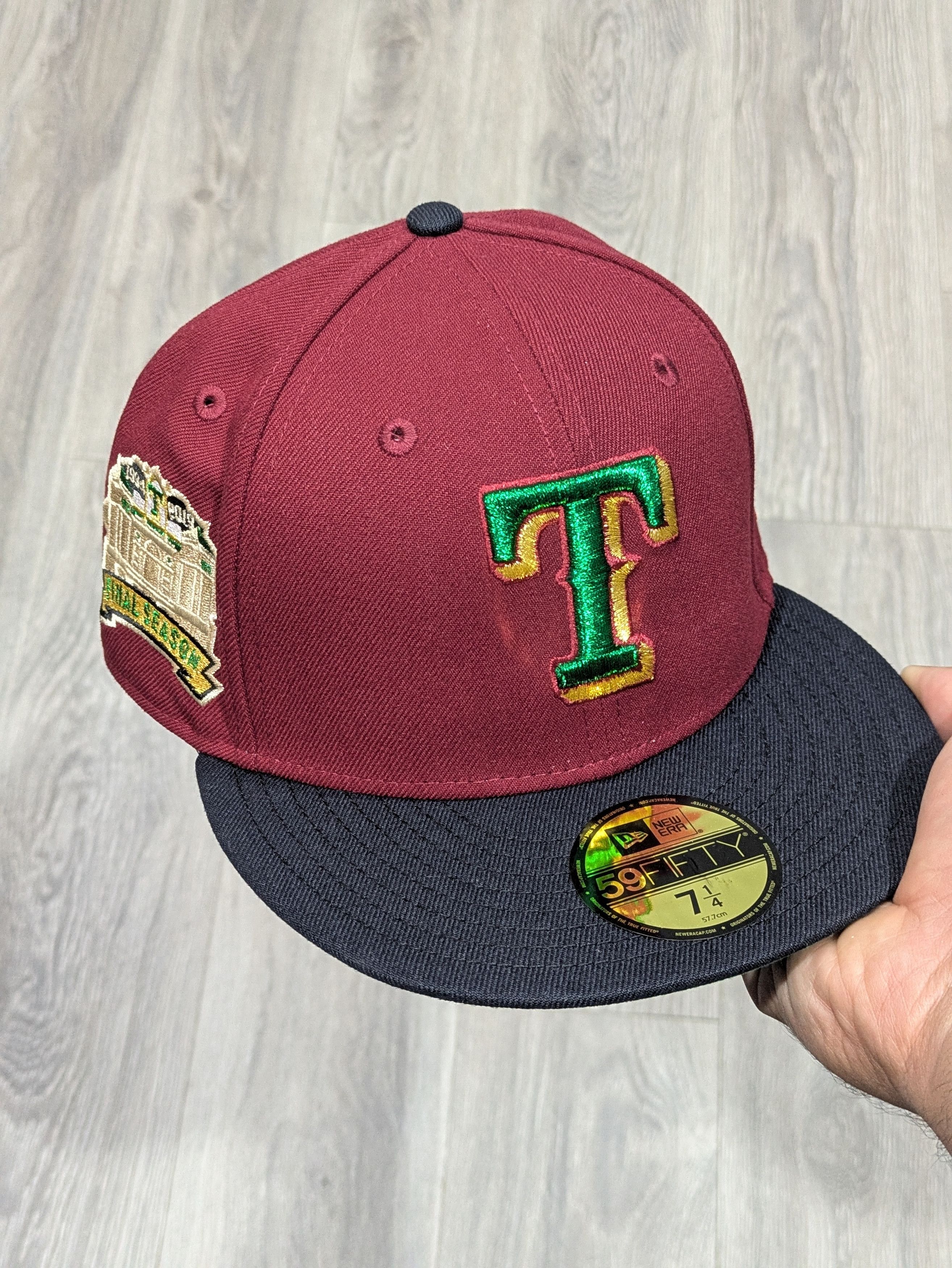 New Era 59fifty Texas Rangers 7 1/4 Marvel Time Stone