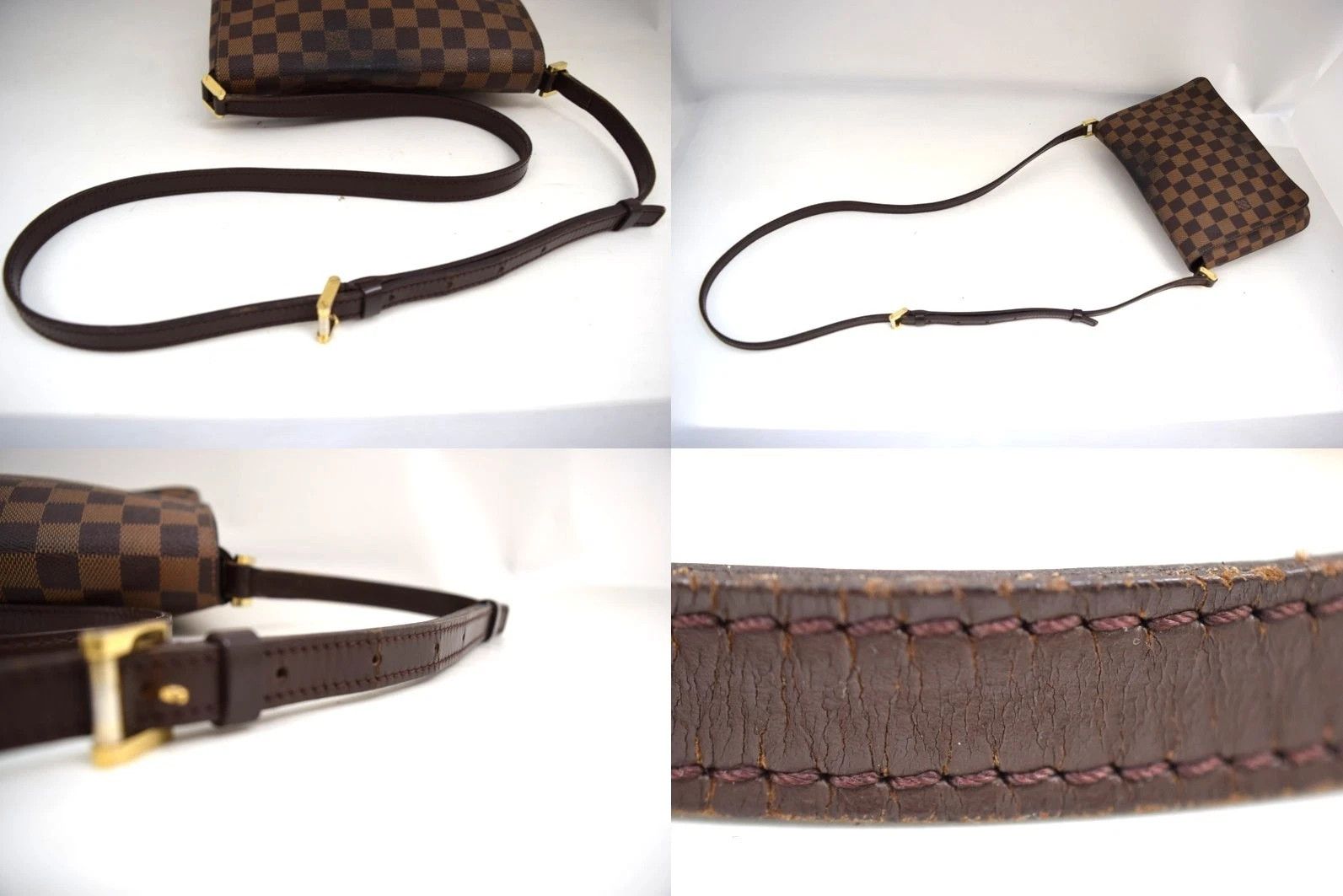 Louis Vuitton Louis Vuitton Musette Tango Crossbody Damier Canvas N51301 Size ONE SIZE - 12 Thumbnail