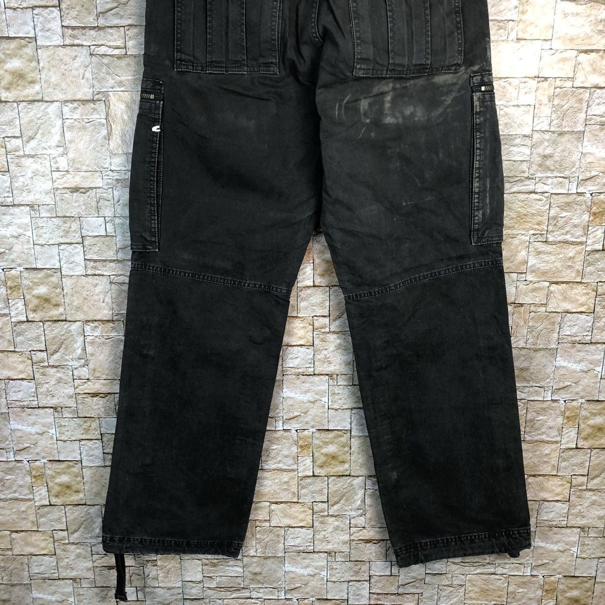 Japanese Brand Uniqlo Black japan utility Cargo Multipocket Pants #A618 Size US 29 - 18 Thumbnail
