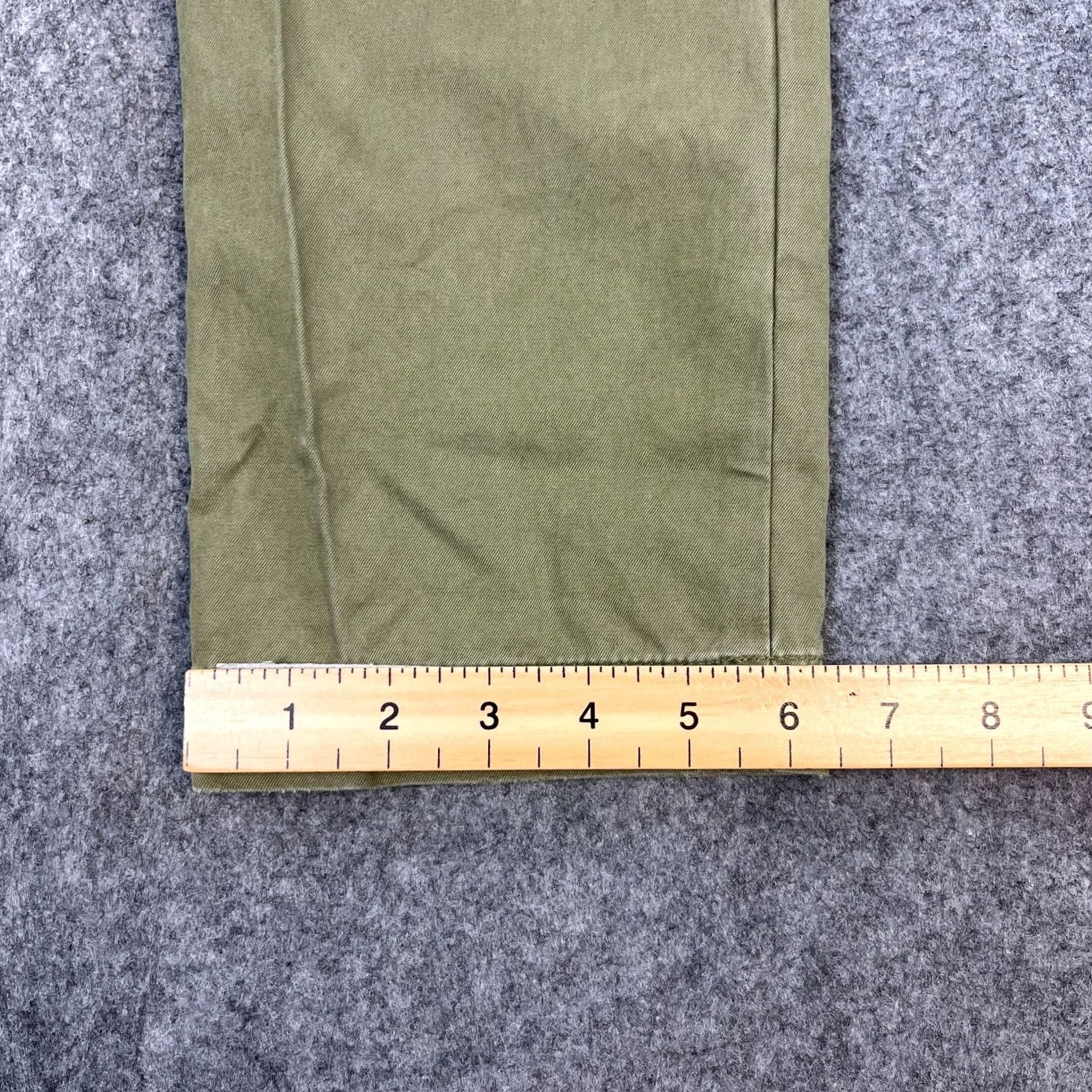 Gap GAP Chino Trousers Pants Slim Tapered Fit 30 Green Applique Patch USA Mens Size US 30 / EU 46 - 3 Thumbnail