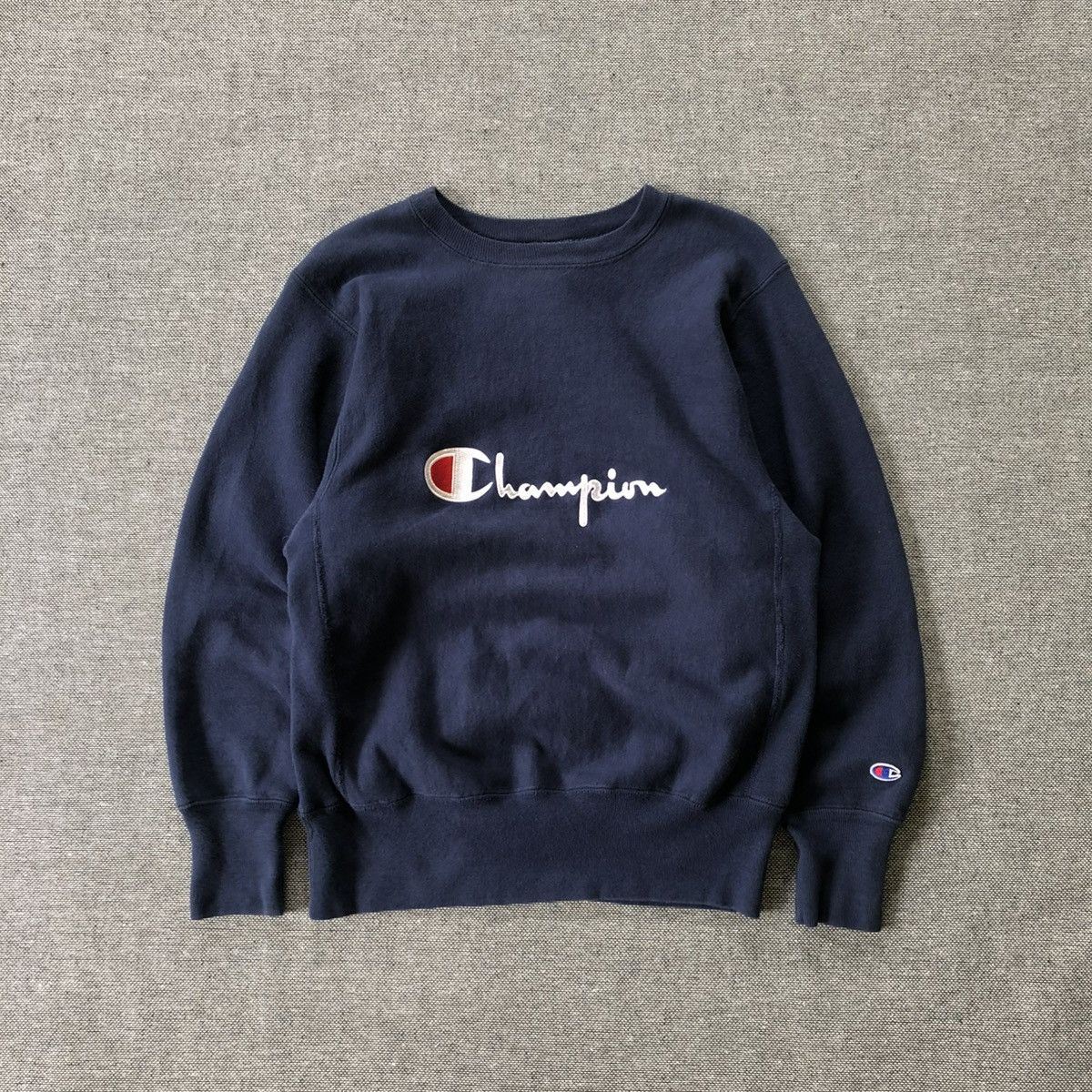 Champion CHAMPION Reverse Weave Embroidery Spellout Sweatshirt Size US M / EU 48-50 / 2 - 1 Thumbnail