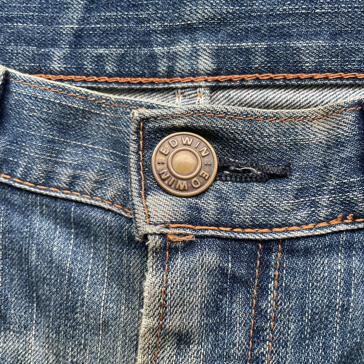 Edwin Vintage Edwin Made In Japan Rusty Faded Jeans Pants Denim Size US 30 / EU 46 - 6 Thumbnail