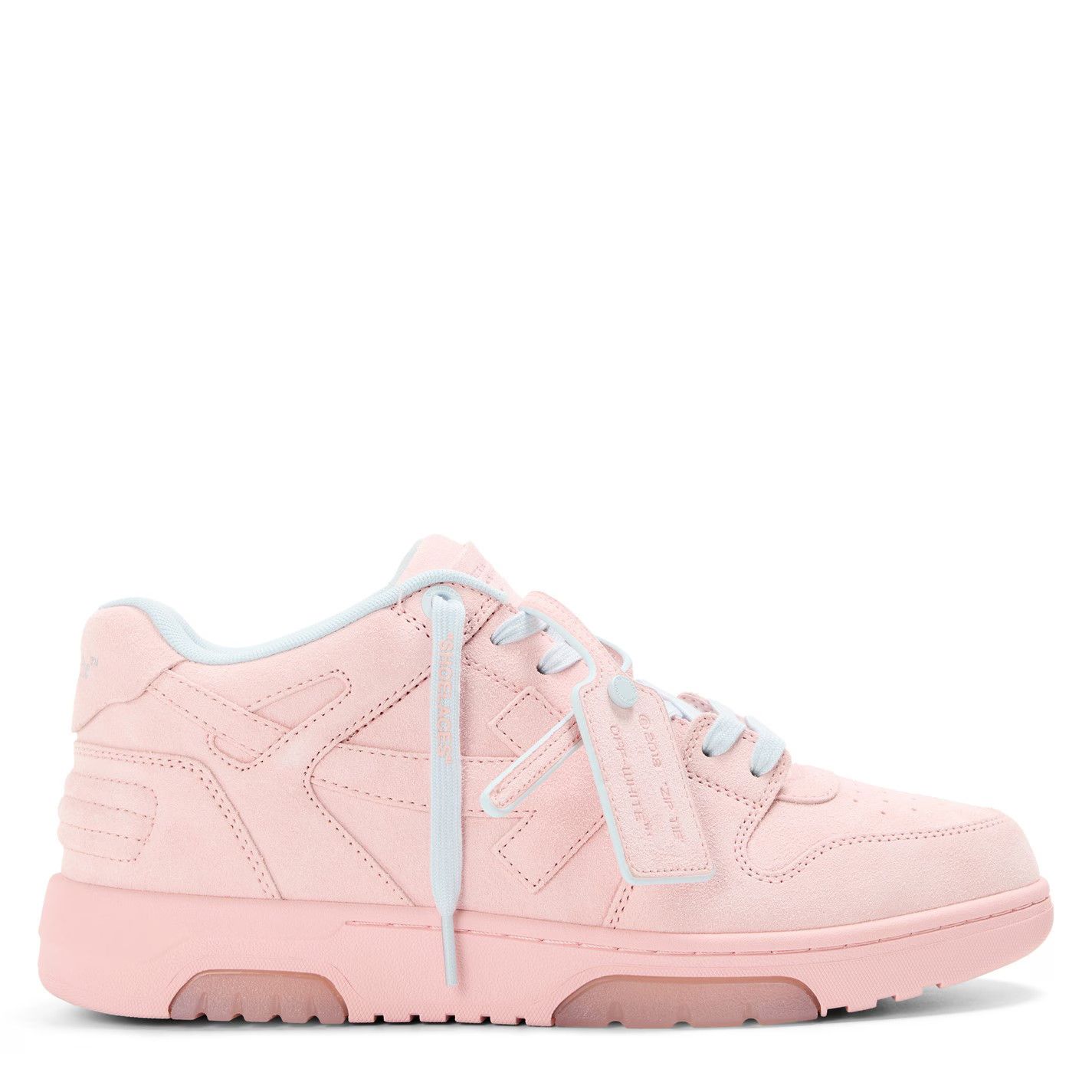 Off-White o1g2r1mq0226 Outofoffice Low-Top Trainers in Soft Pink Size US 5.5 / EU 38 - 1 Thumbnail