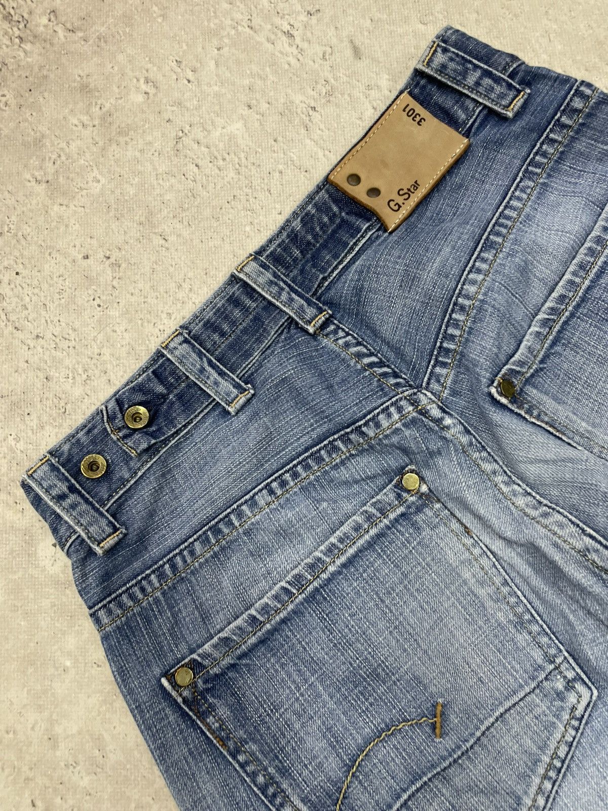 G-Star Rare flared y2k g star raw distressed jeans y2k Size US 31 - 14 Thumbnail