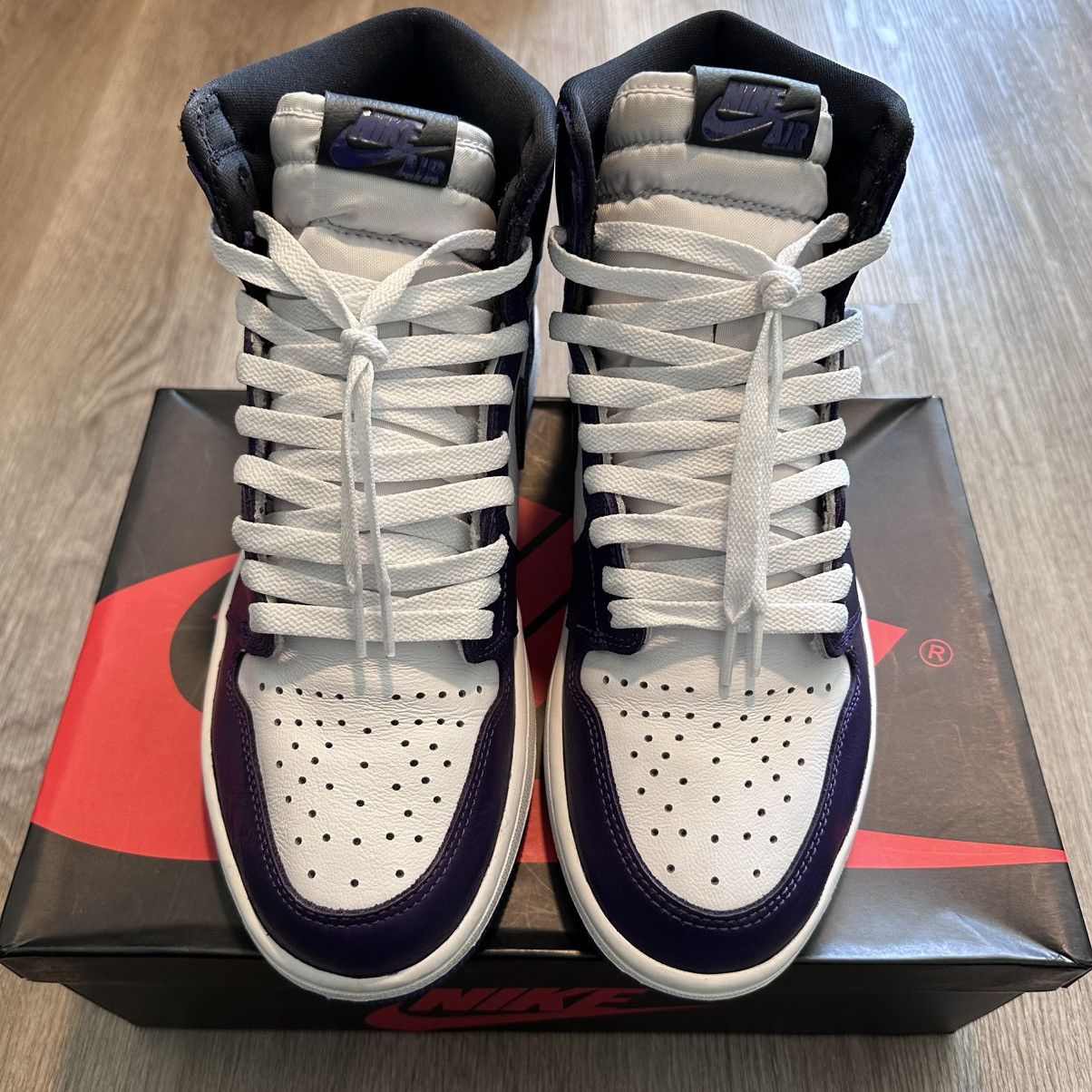 Jordan Brand Jordan 1 - Court Purple 2.0 Size US 9.5 / EU 42-43 - 3 Thumbnail