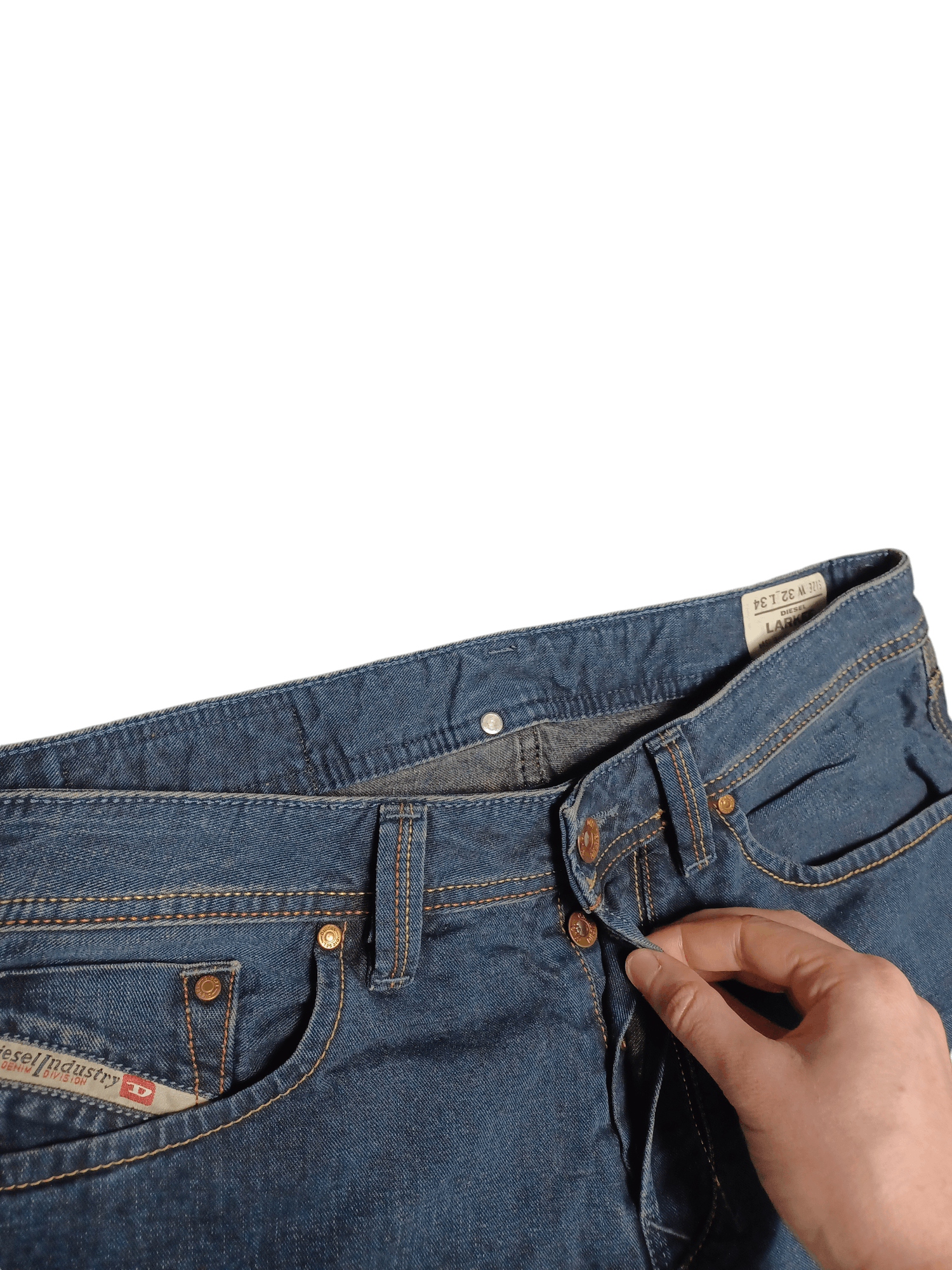 Diesel DIESEL SAFADO W32 L34 JEANS DENIM ITALIAN DESIGNER Size US 32 / EU 48 - 4 Thumbnail