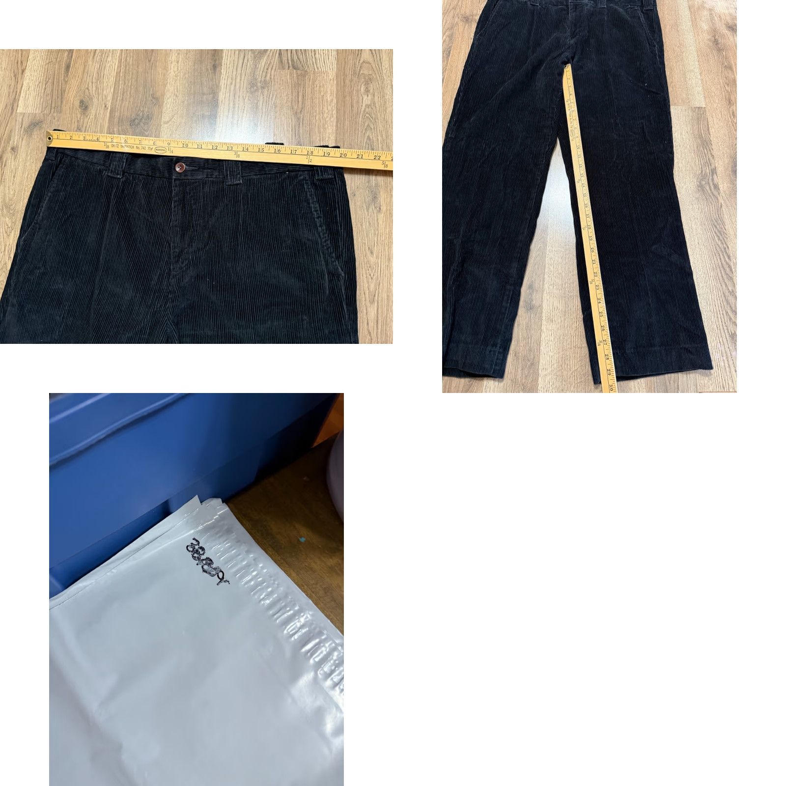 Eddie Bauer Eddie Bauer Pants Men 40 Black Corduroy Straight Leg 29.5" Inseam Approximate Length Pants Casual Cotton Flat Front Regular Rise 10-12" Size 40 Size US 40 / EU 56 - 8 Thumbnail