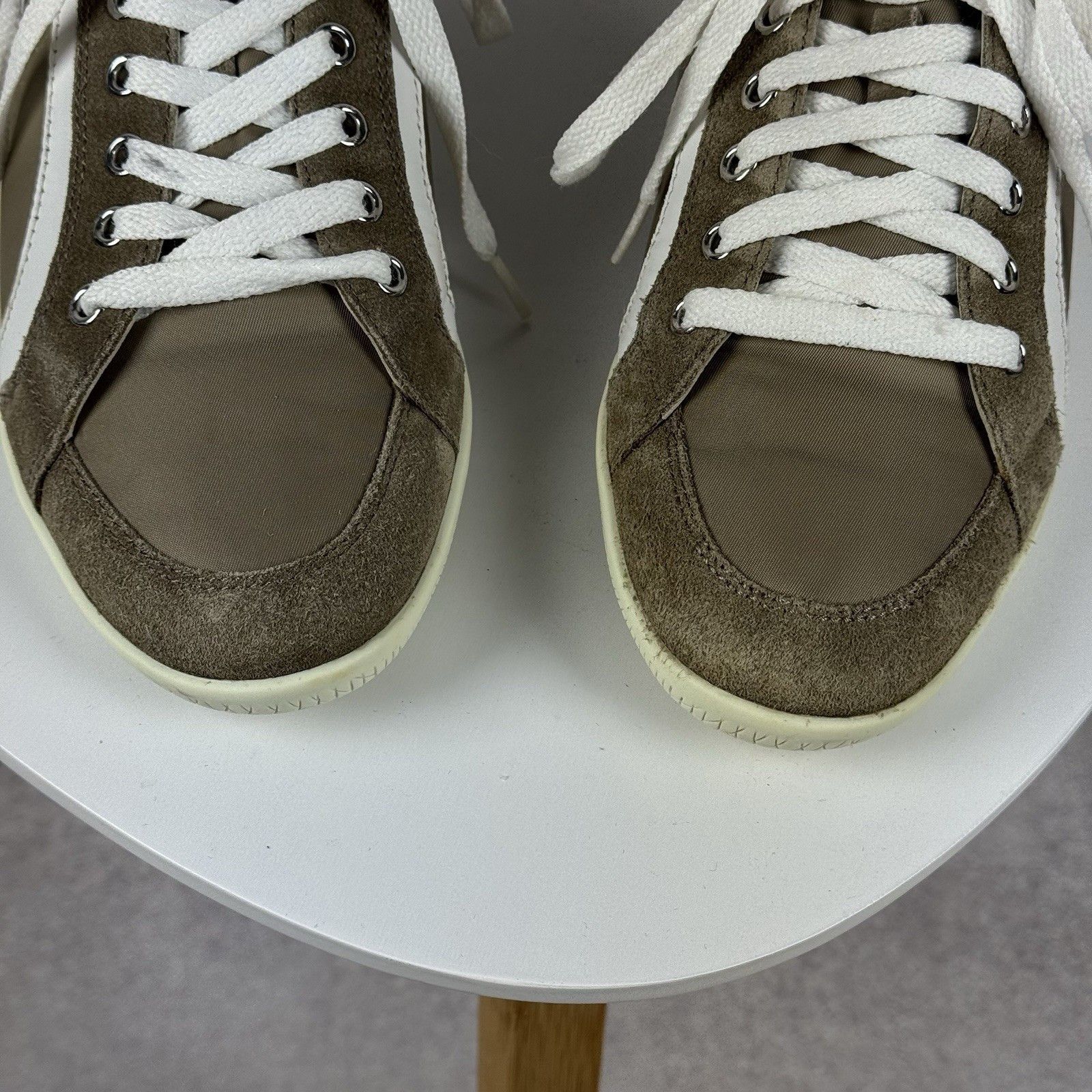 Prada Authentic Luxury Prada Saffiano Sneakers Shoes Woman 3E4890 Size US 8 / IT 38 - 4 Thumbnail