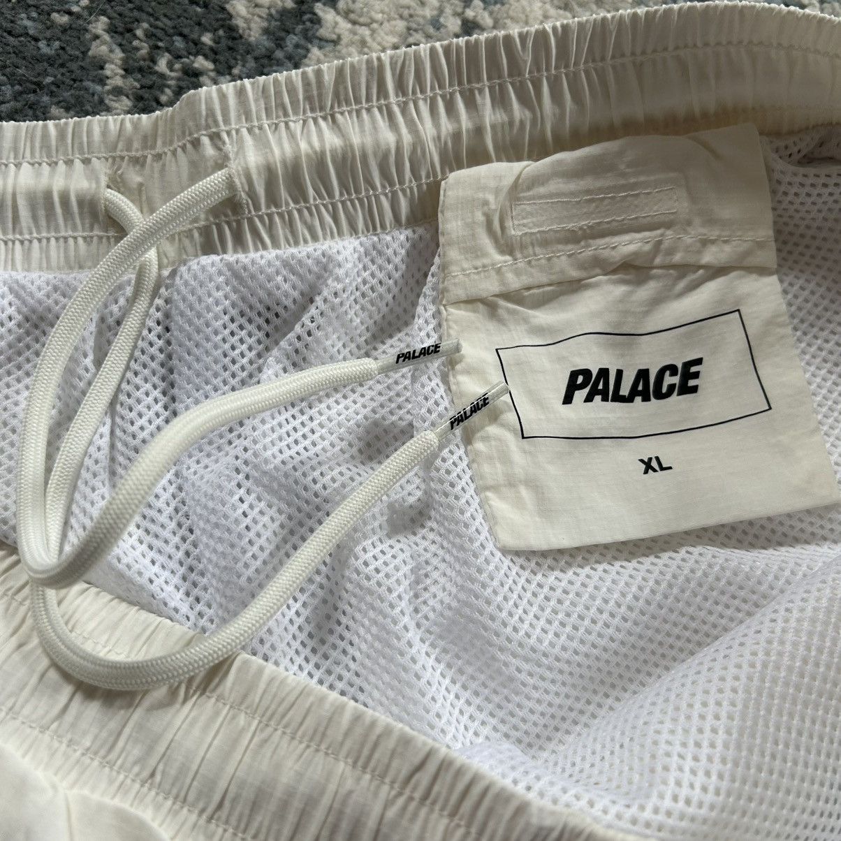 Palace SUMMER 2018 NYLON CRiNK RUNNER SHORTS WHiTE 3M SAFETY ORANGE Size US 34 / EU 50 - 15 Thumbnail