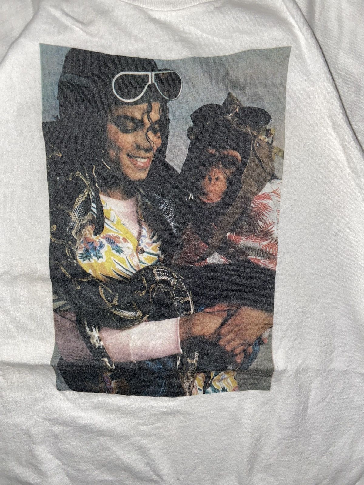Band Tees × Rap Tees × Vintage VINTAGE PHOTO TEE MICHAEL JACKSON Size US S / EU 44-46 / 1 - 3 Thumbnail