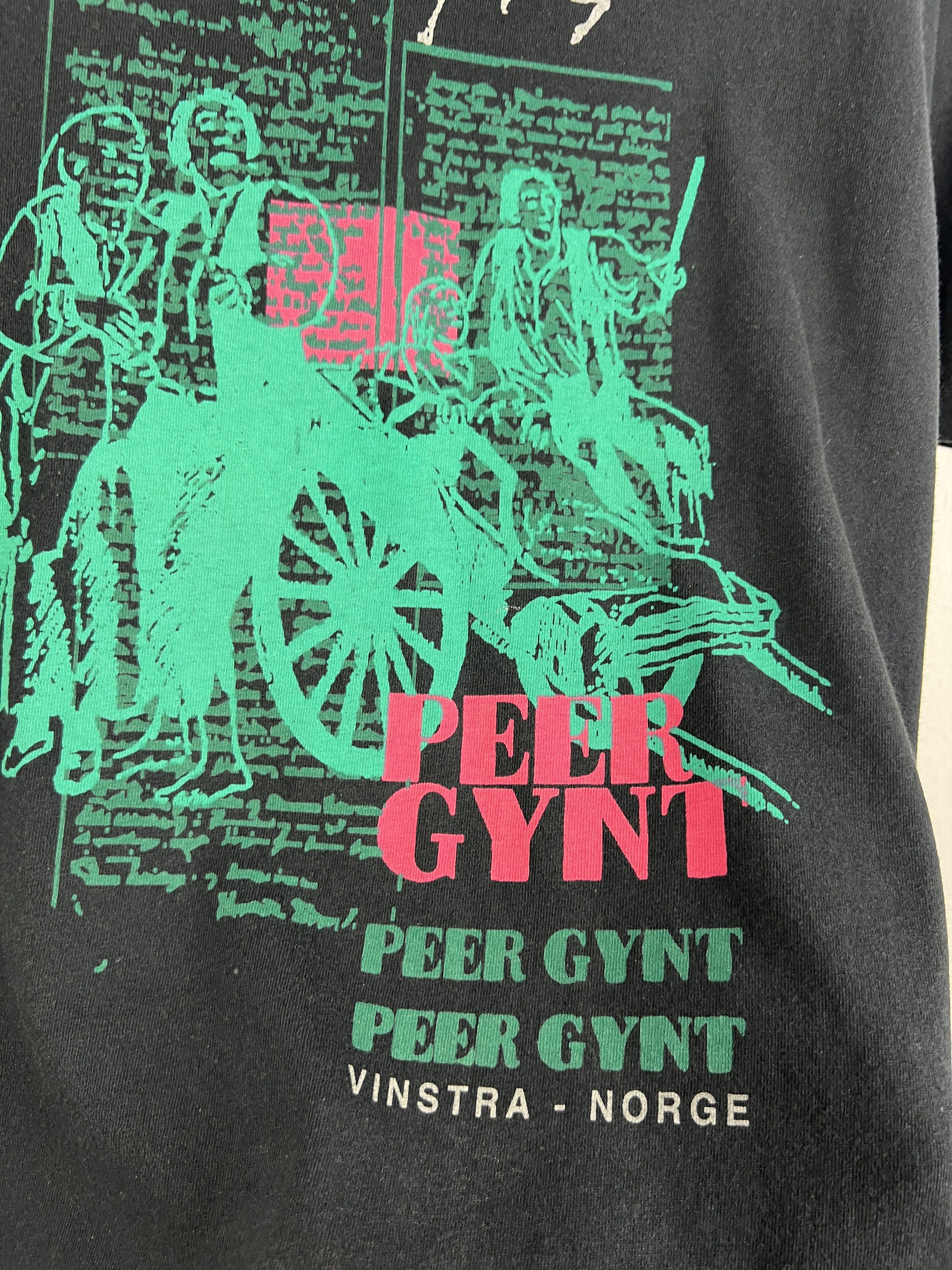 Vintage Vintage 90's Peer Gynt Over Print Shirt Big Logo Jersey Tee Size US XXL / EU 58 / 5 - 4 Thumbnail