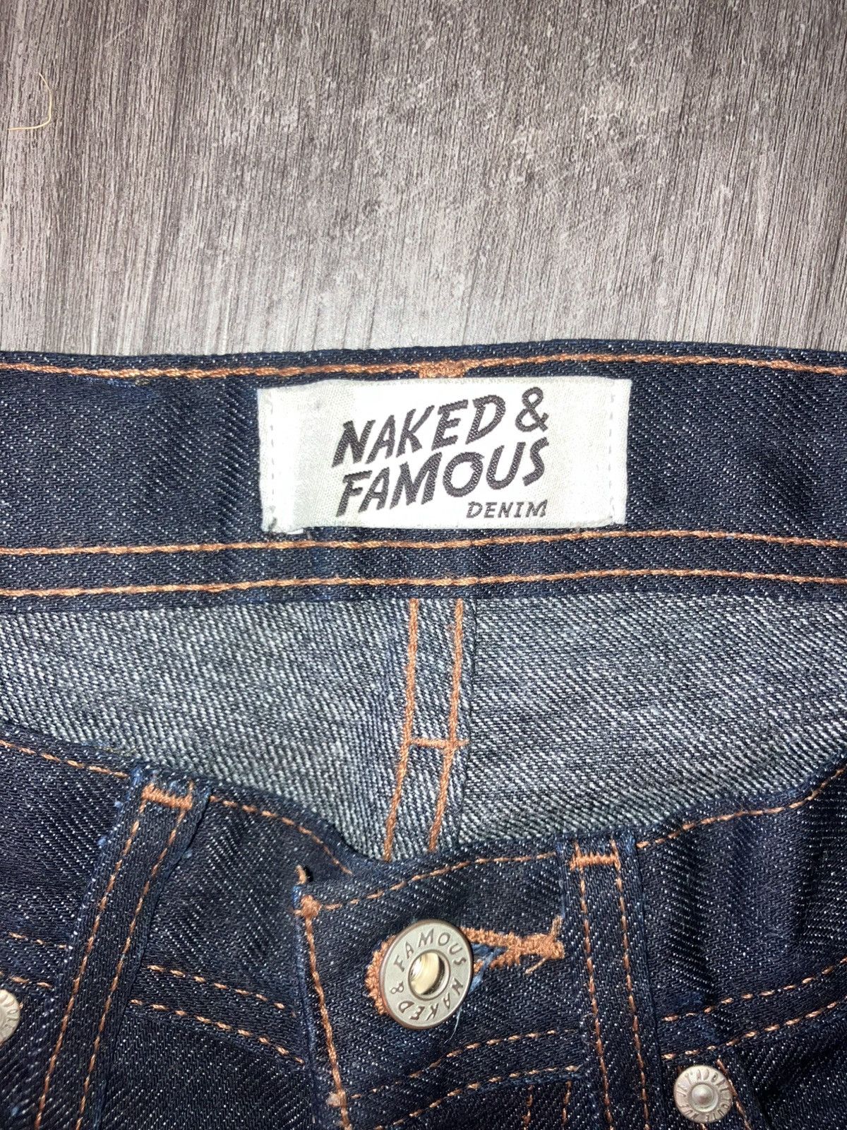 Naked & Famous Naked and Famous Weird Guy Raw Denim Size US 29 - 3 Thumbnail