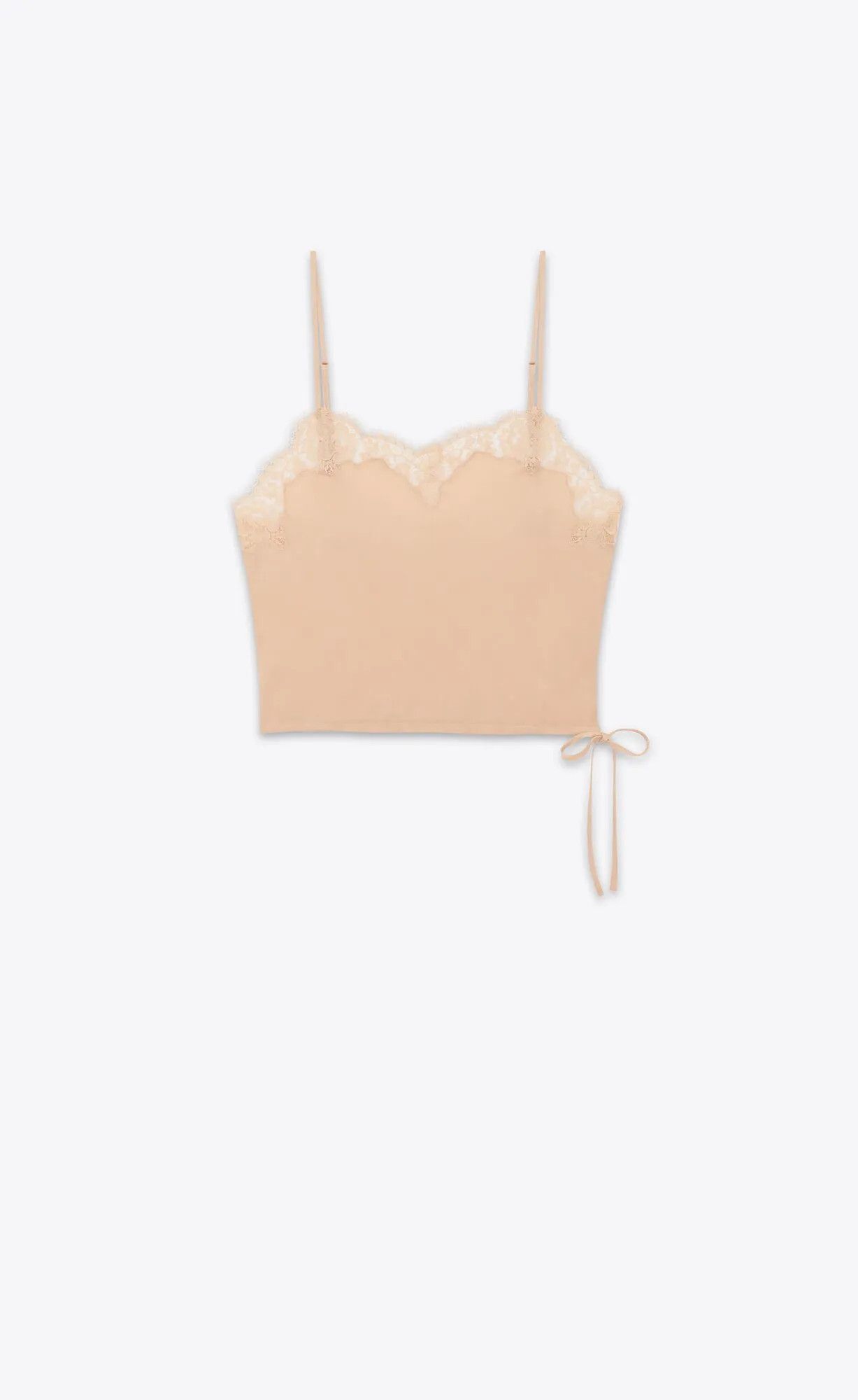 Saint Laurent Paris o1tp1o1025 Top in Pink Size S / US 4 / IT 40 - 1 Thumbnail