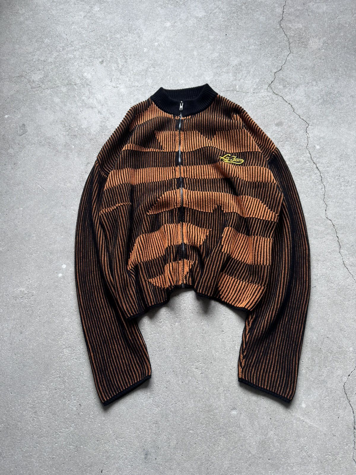 La Fam Amsterdam La Fam Amsterdam Zip Sweater Orange Sample Size US M / EU 48-50 / 2 - 1 Thumbnail