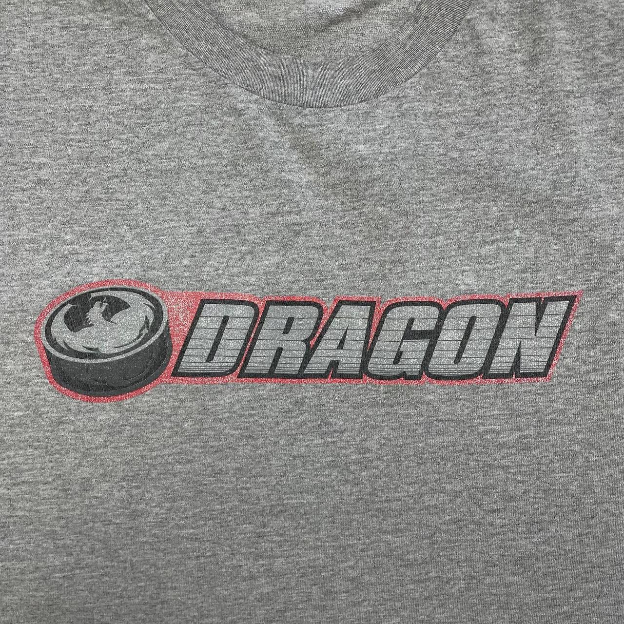 Vintage Vintage 2000s Dragon Skateboard T Shirt Gray Size L/XL Size US L / EU 52-54 / 3 - 4 Thumbnail