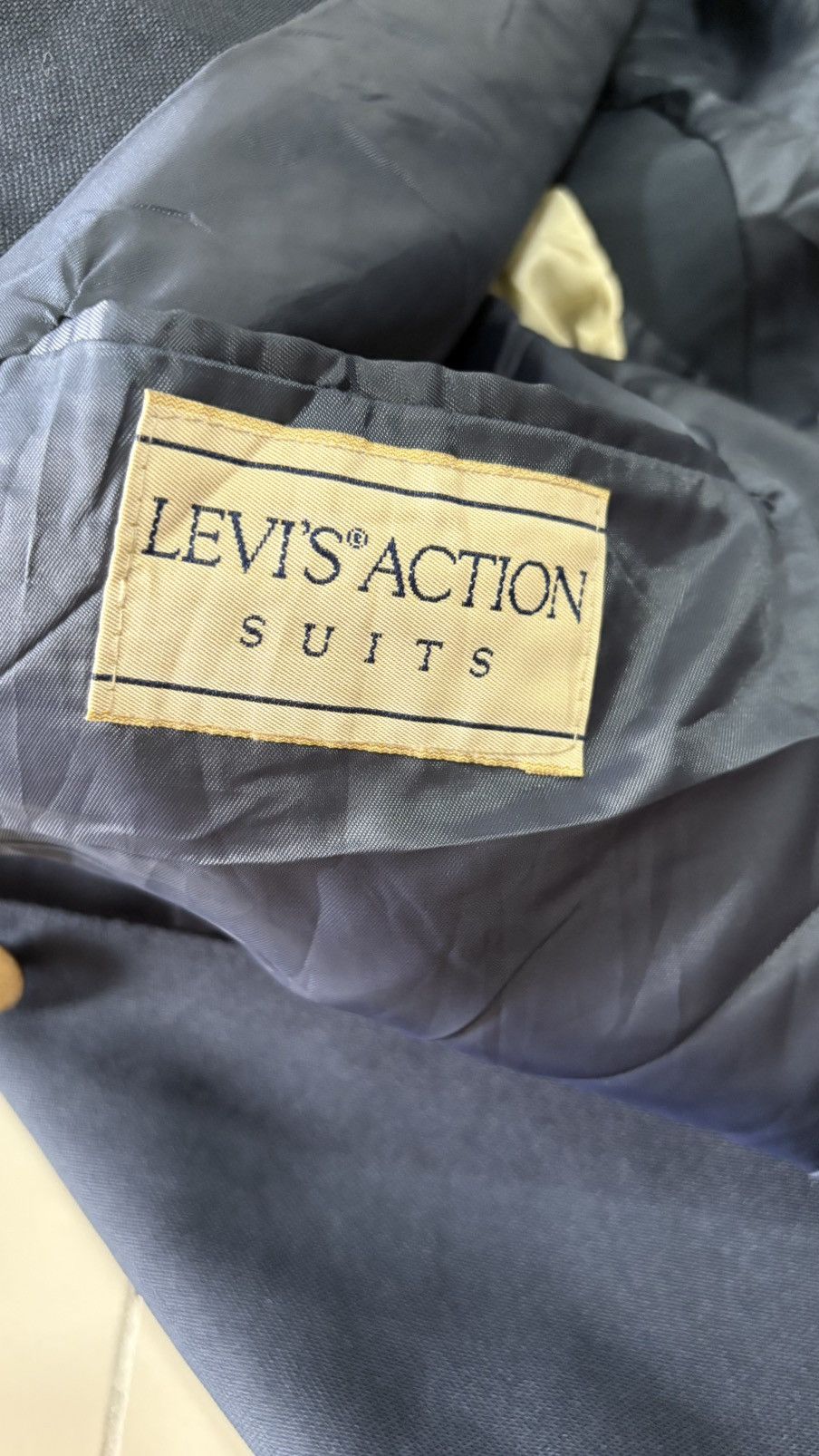 Levi's VINTAGE LEVIS ACTION SUIT STA PREST COAT Size 42L - 6 Thumbnail