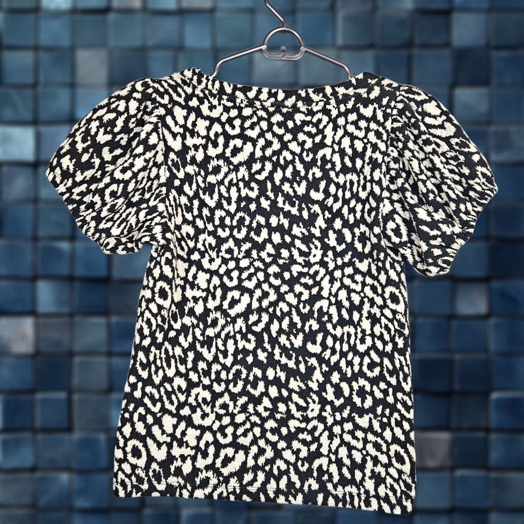 Free People Free People Short Sleeve Top Leopard Printed Size S Multicolor Women's Regular XS? (Oops: final) Size 28" / US 6 / IT 42 - 1 Thumbnail