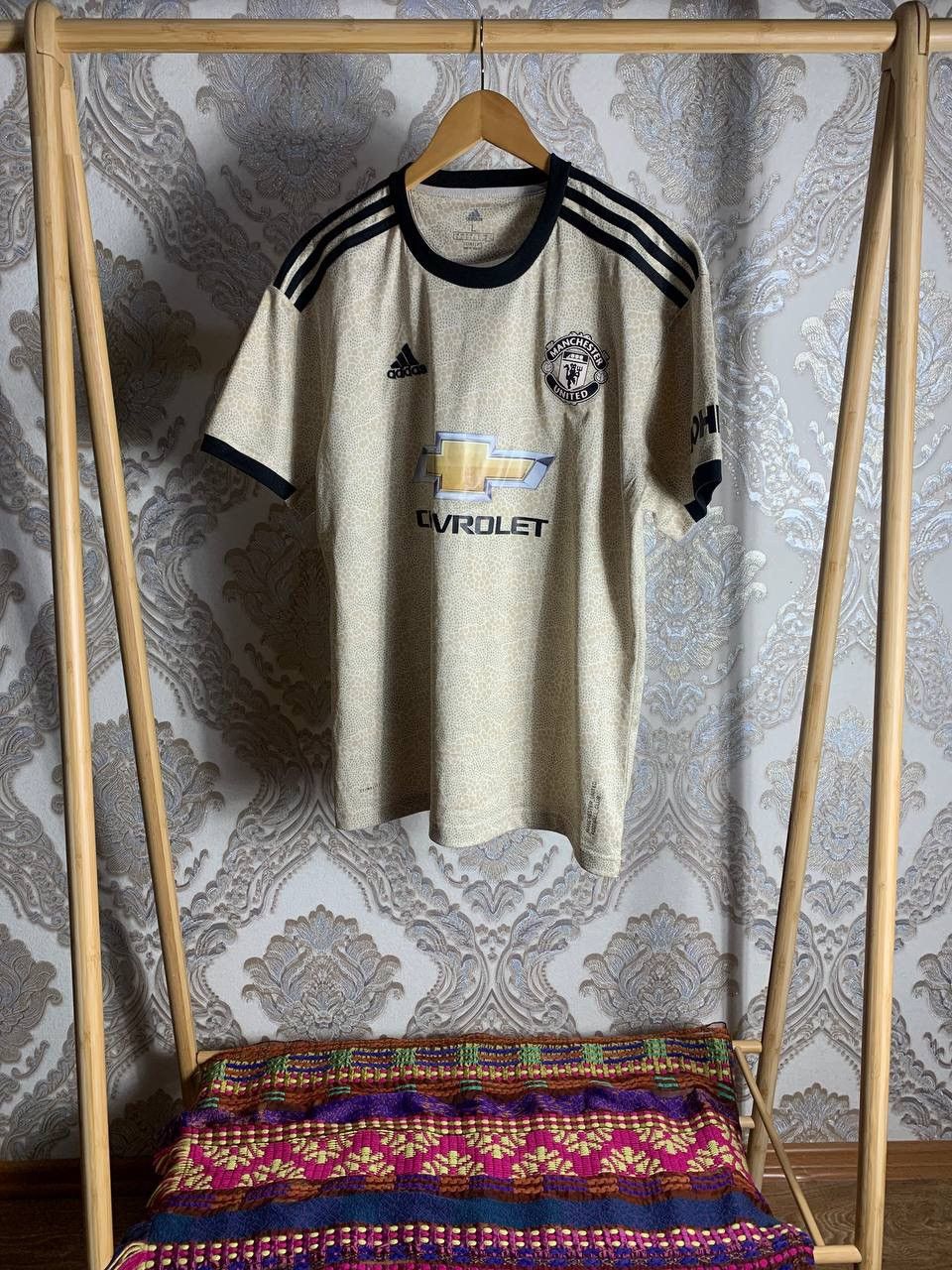 Vintage ADIDAS FC MANCHESTER UNITED ENGLAND SOCCER JERSEY RETRO Y2K Size US L / EU 52-54 / 3 - 2 Thumbnail