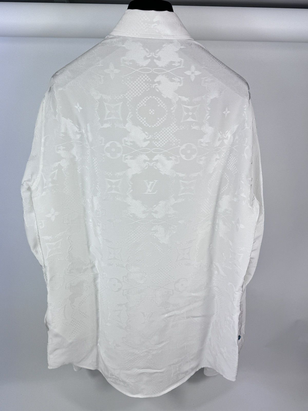 Louis Vuitton MONOGRAM RODEO SILK SHIRT 1AFWS2 Size US XL / EU 56 / 4 - 2 Thumbnail