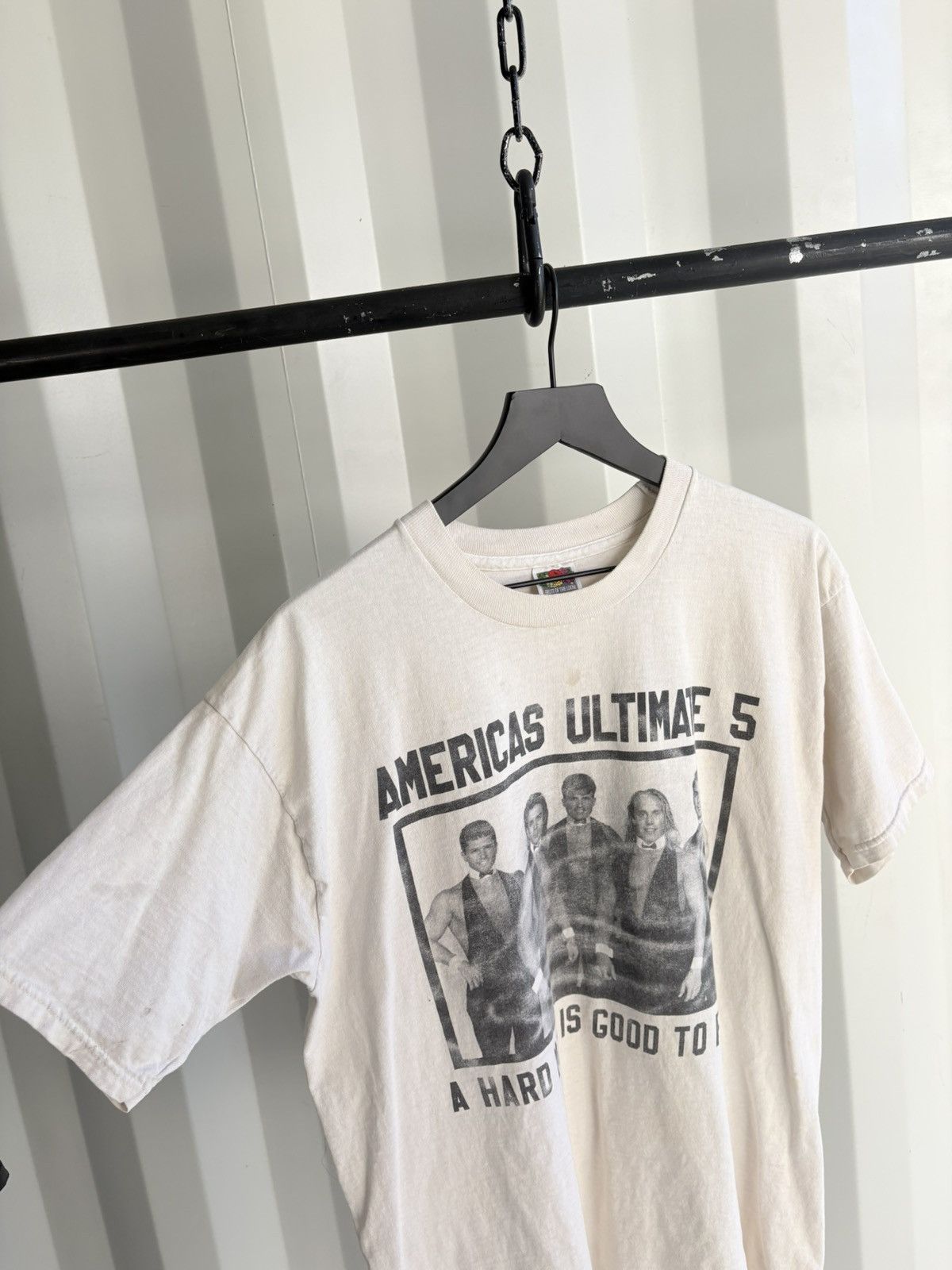 Vintage Vintage Hard Man Shirt Faded Distressed Grunge Band BDSM Size US XL / EU 56 / 4 - 5 Thumbnail