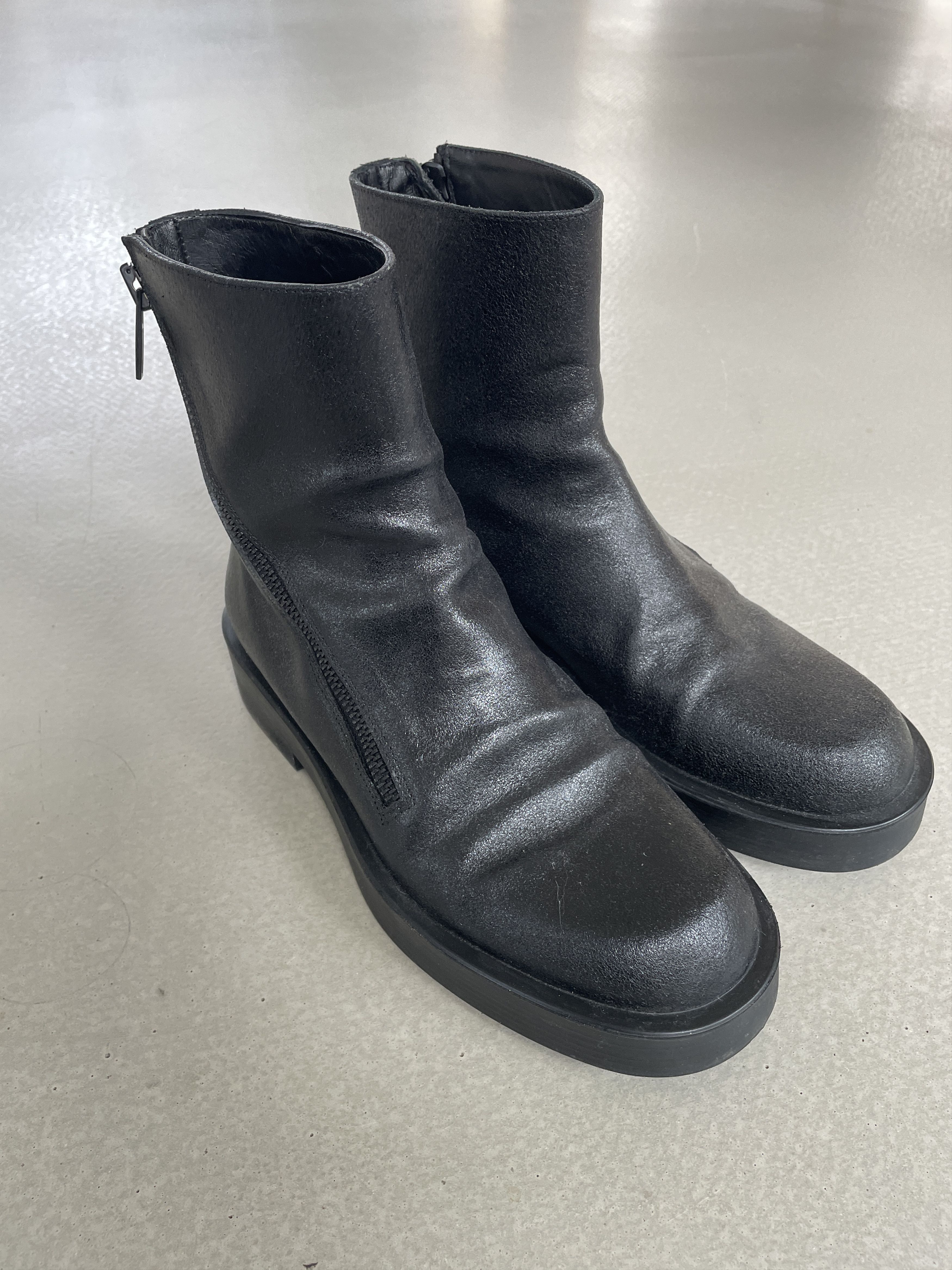Ann Demeulemeester Ernest Twist Zip Boots | Grailed