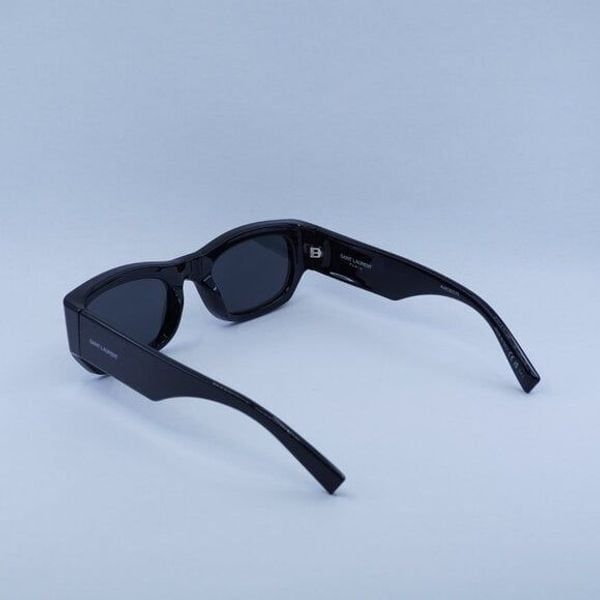 Saint Laurent Paris New Saint Laurent SL713 001 Sunglasses - Black Frame, Grey Size ONE SIZE - 6 Thumbnail