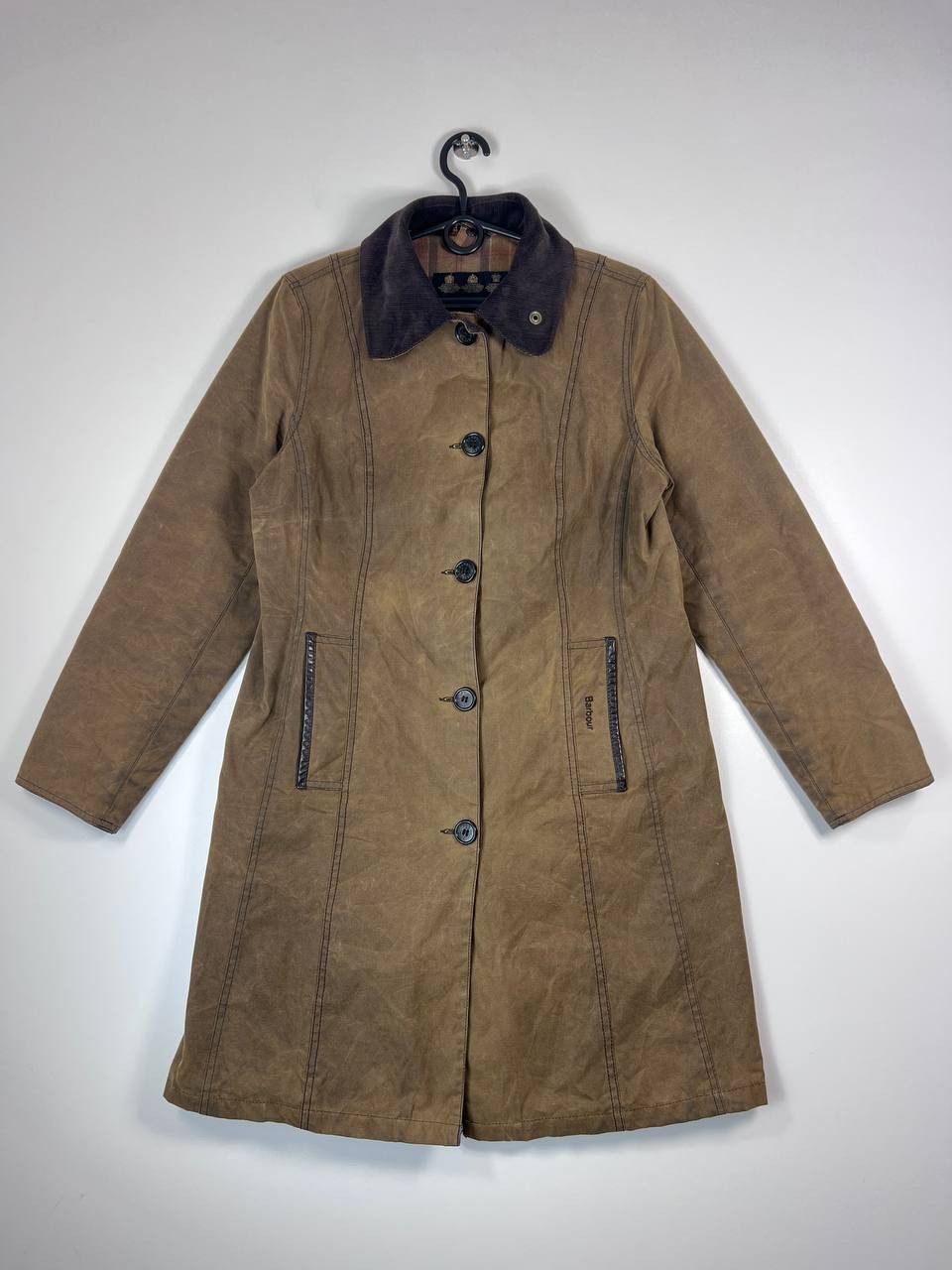 Barbour Barbour Waxed Cotton Coat Jacket Womens Size Uk 10 Size L / US 10 / IT 46 - 1 Thumbnail