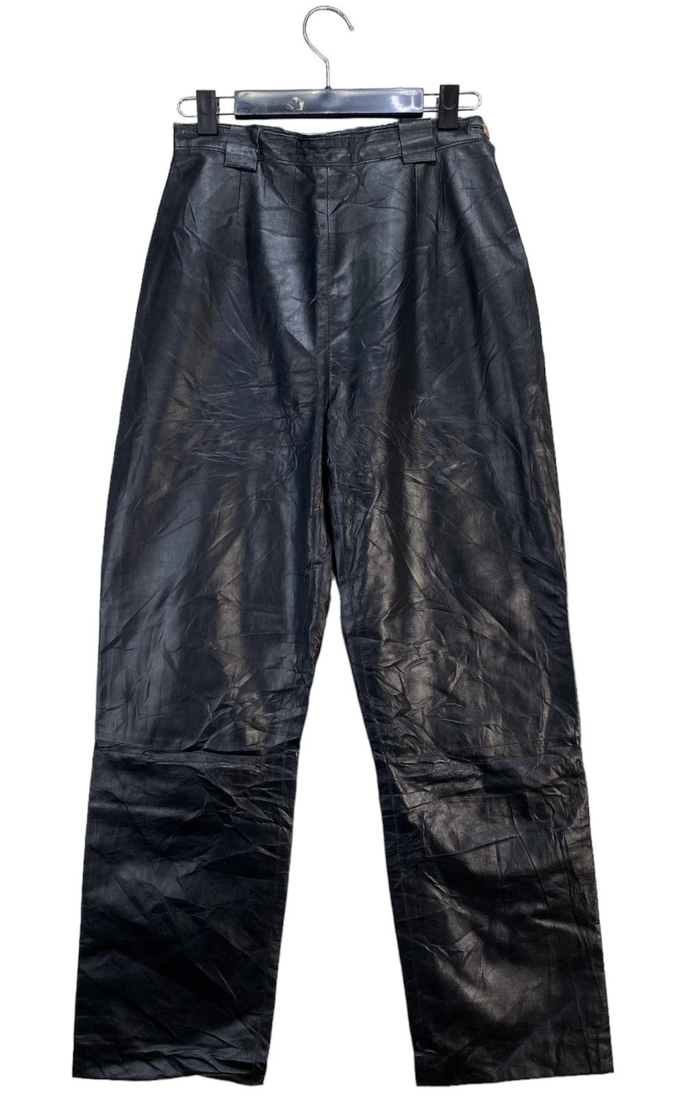 image of Celine Leather Pants in Black, Women's (Size 22)